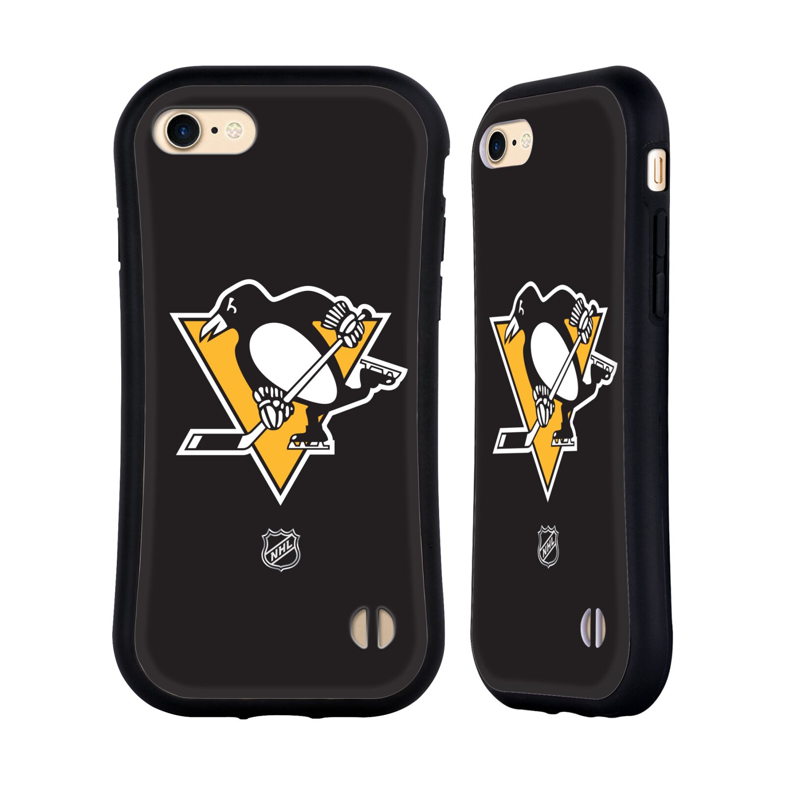 Obal na mobil Apple iPhone 7/8, SE 2020 - HEAD CASE - NHL - Pittsburgh Penguins čistý znak