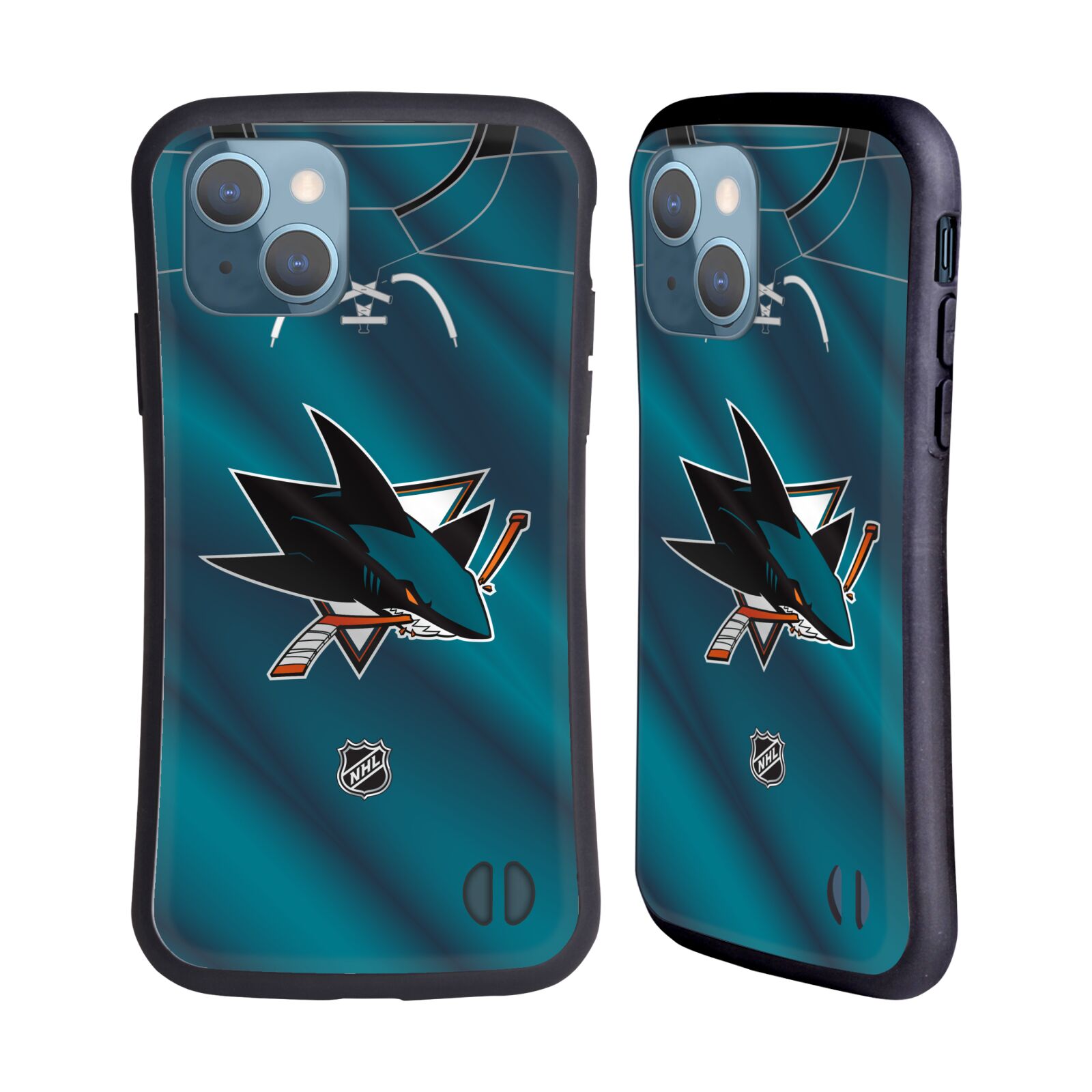 Obal na mobil Apple iPhone 13 - HEAD CASE - NHL - Dres San Jose Sharks