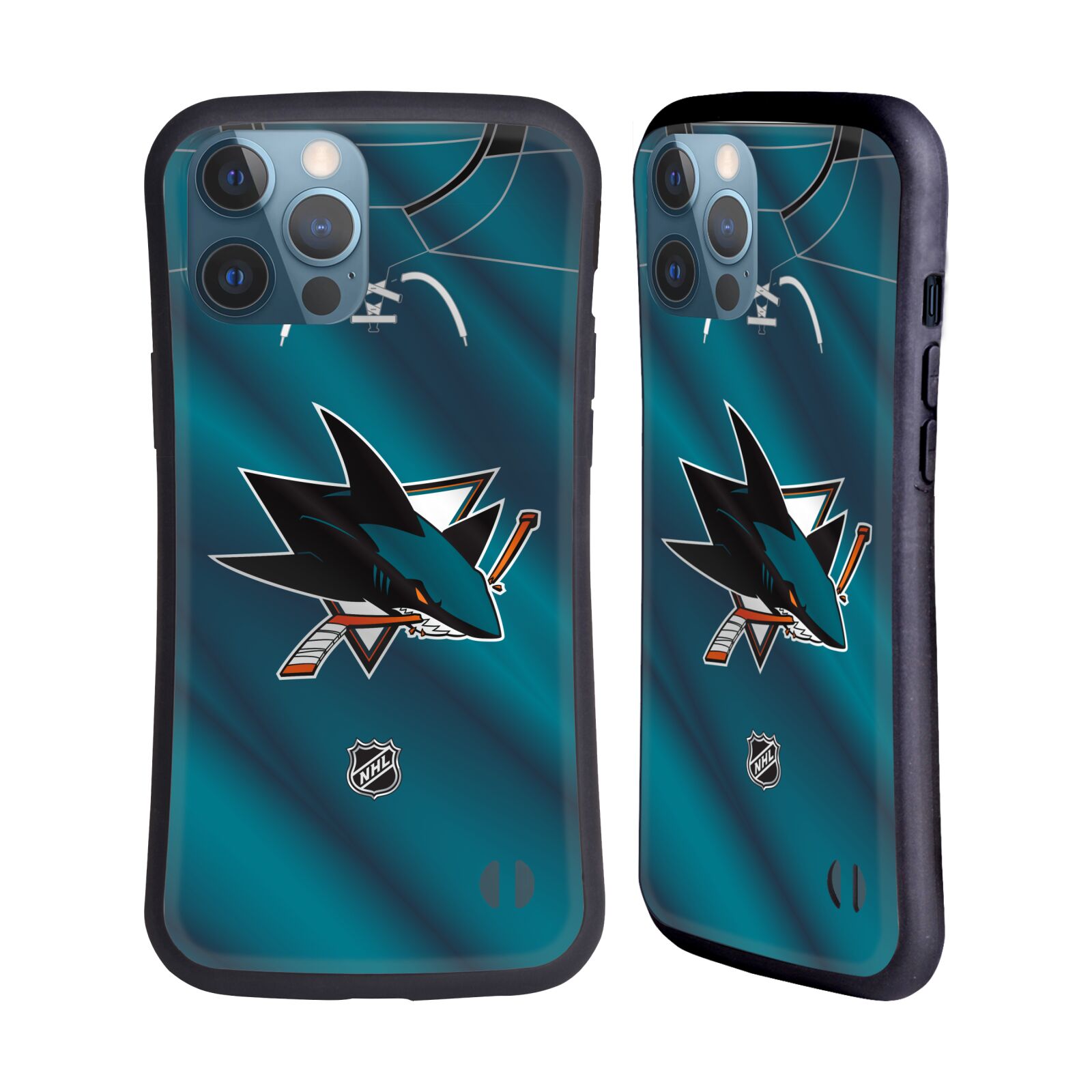Obal na mobil Apple iPhone 13 PRO MAX - HEAD CASE - NHL - Dres San Jose Sharks
