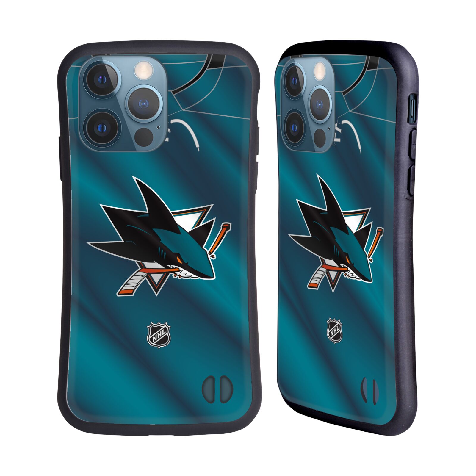 Obal na mobil Apple iPhone 13 PRO - HEAD CASE - NHL - Dres San Jose Sharks