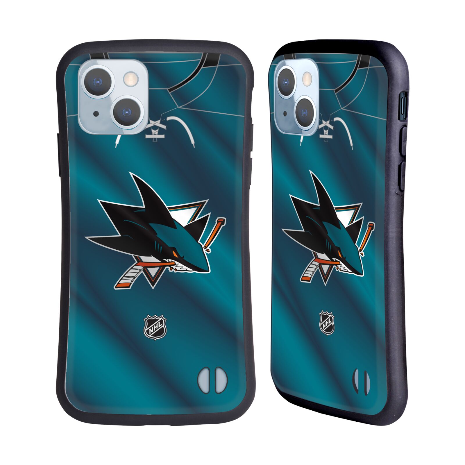 Obal na mobil Apple iPhone 14 - HEAD CASE - NHL - Dres San Jose Sharks