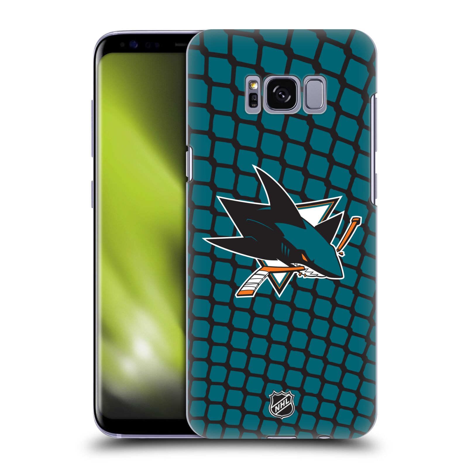 Pouzdro na mobil Samsung Galaxy S8 - HEAD CASE - Hokej NHL - San Jose Sharks - Znak v brance