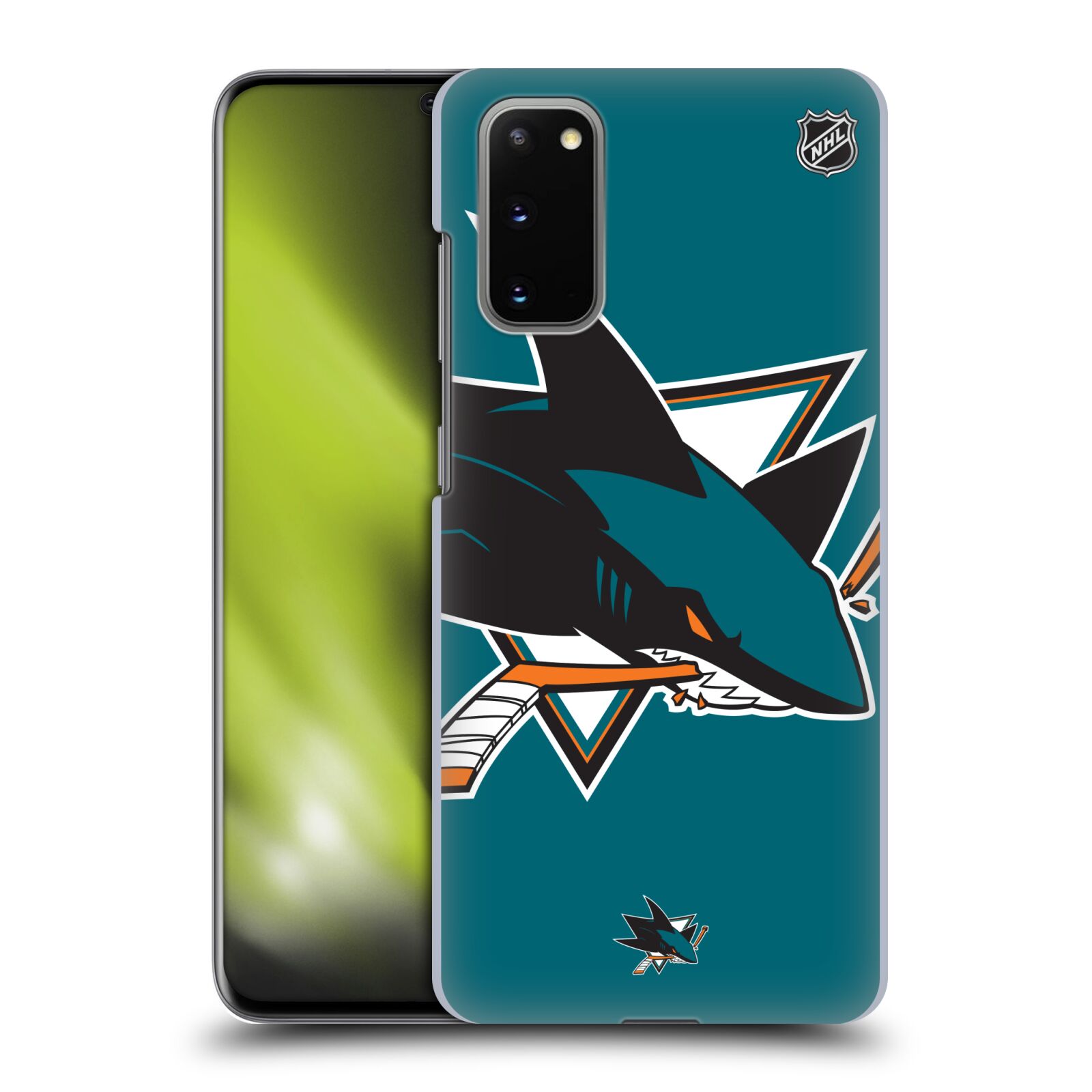 Pouzdro na mobil Samsung Galaxy S20 - HEAD CASE - Hokej NHL - San Jose Sharks - Velký znak