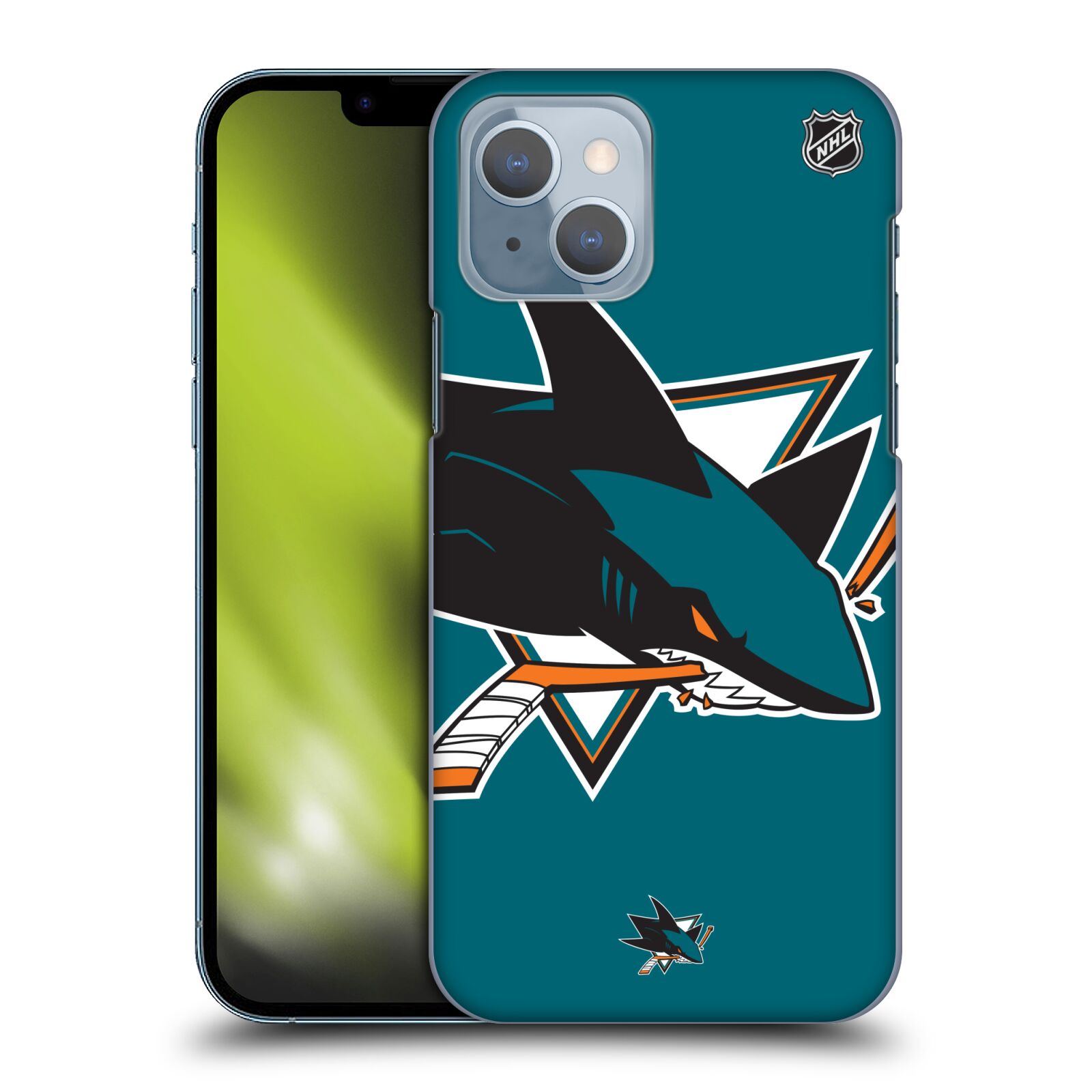 Pouzdro na mobil Apple Iphone 14 - HEAD CASE - Hokej NHL - St. Louis Blues - Znak dva pruhy