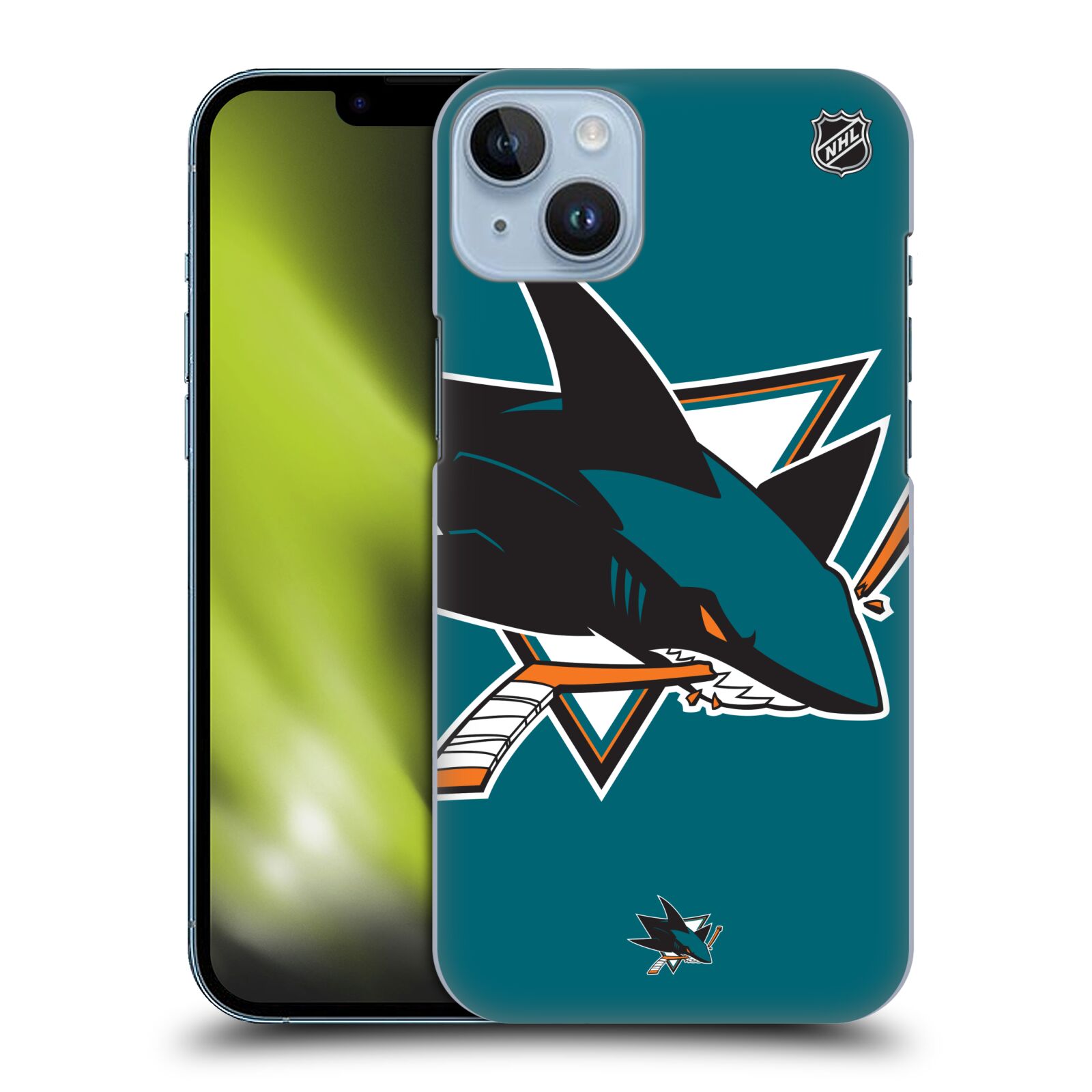 Pouzdro na mobil Apple Iphone 14 PLUS - HEAD CASE - Hokej NHL - St. Louis Blues - Znak dva pruhy