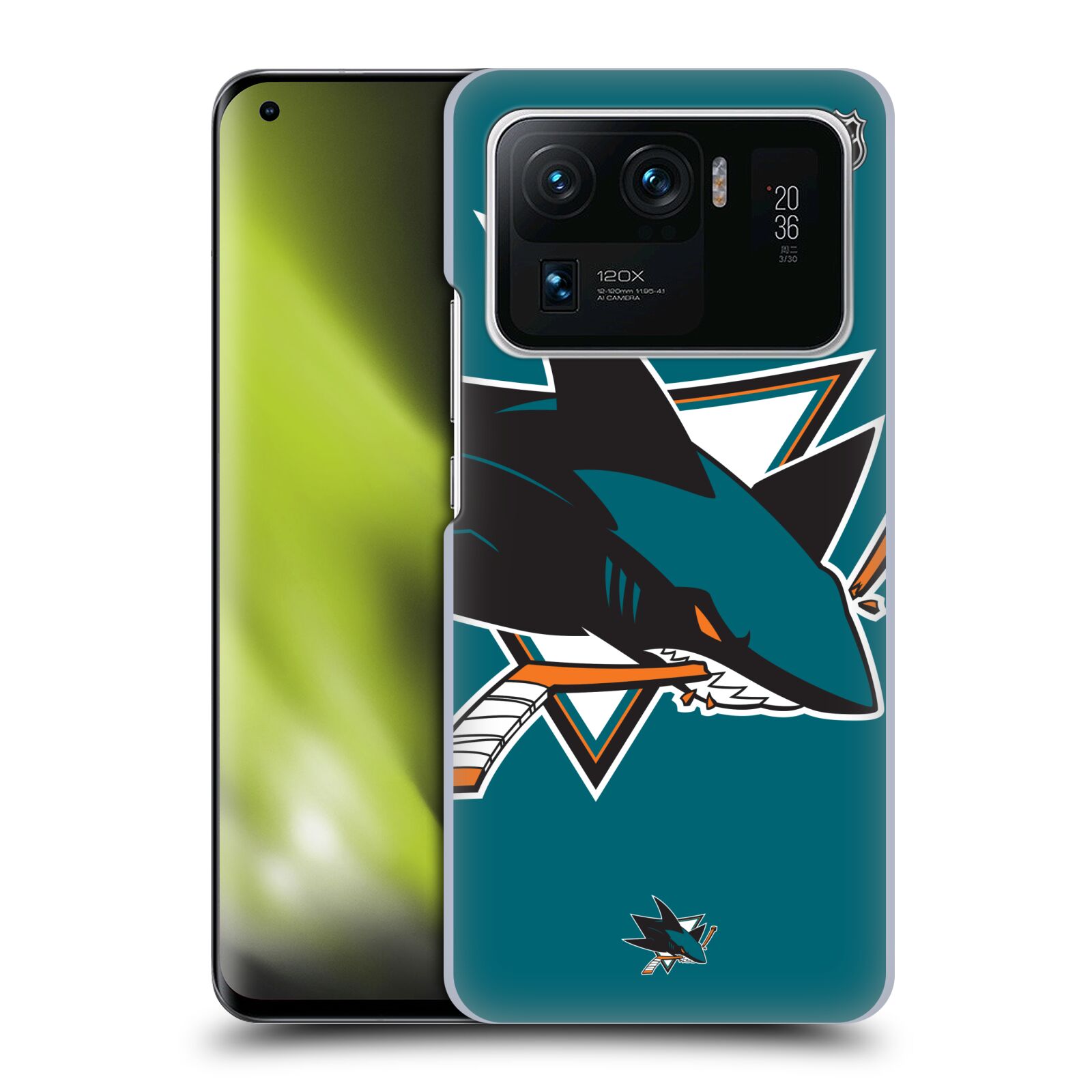 Pouzdro na mobil Xiaomi  Mi 11 ULTRA - HEAD CASE - Hokej NHL - San Jose Sharks - Velký znak