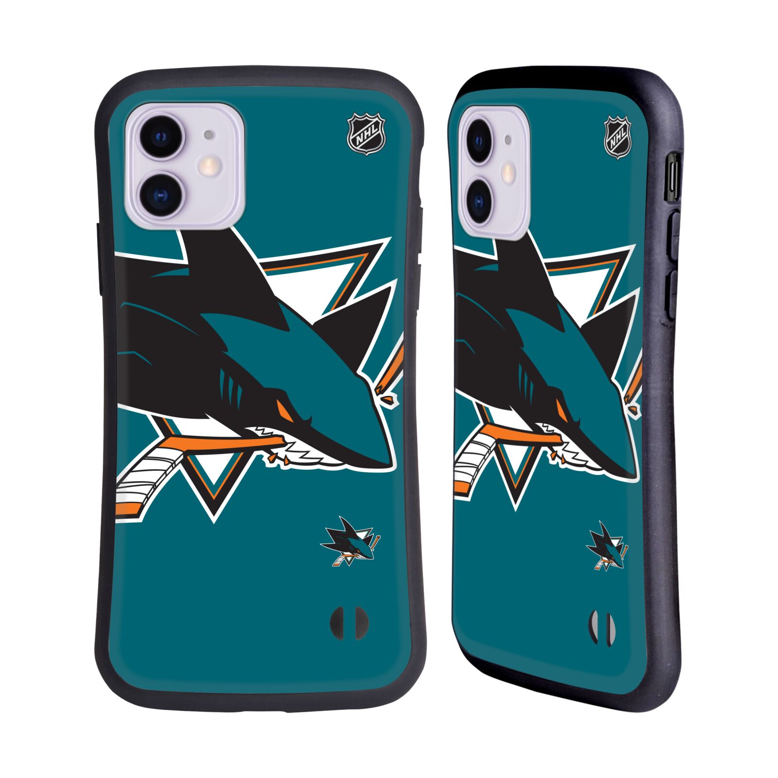 Obal na mobil Apple iPhone 11 - HEAD CASE - NHL - Velké logo San Jose Sharks