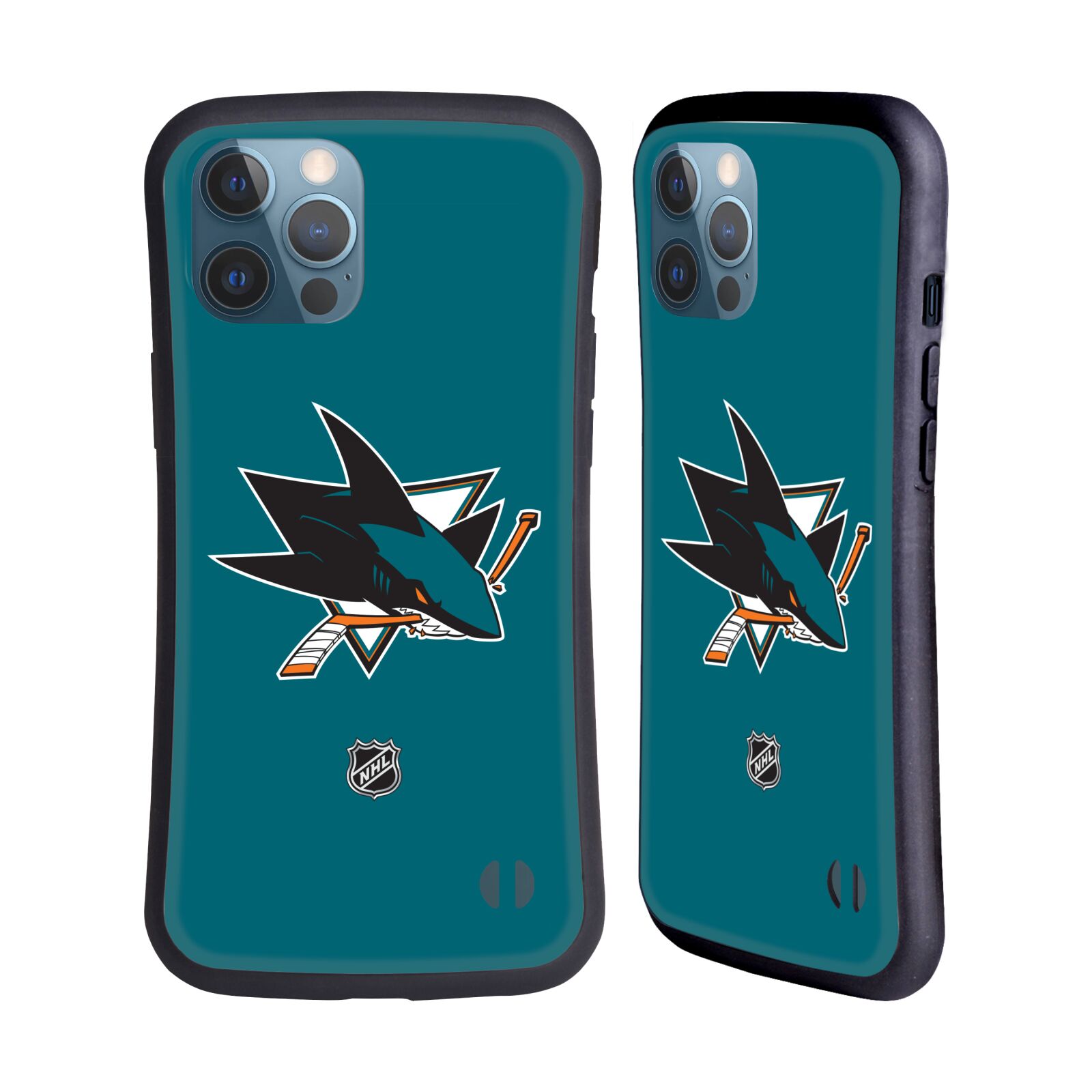 Obal na mobil Apple iPhone 12 PRO MAX - HEAD CASE - NHL - Malé logo San Jose Sharks