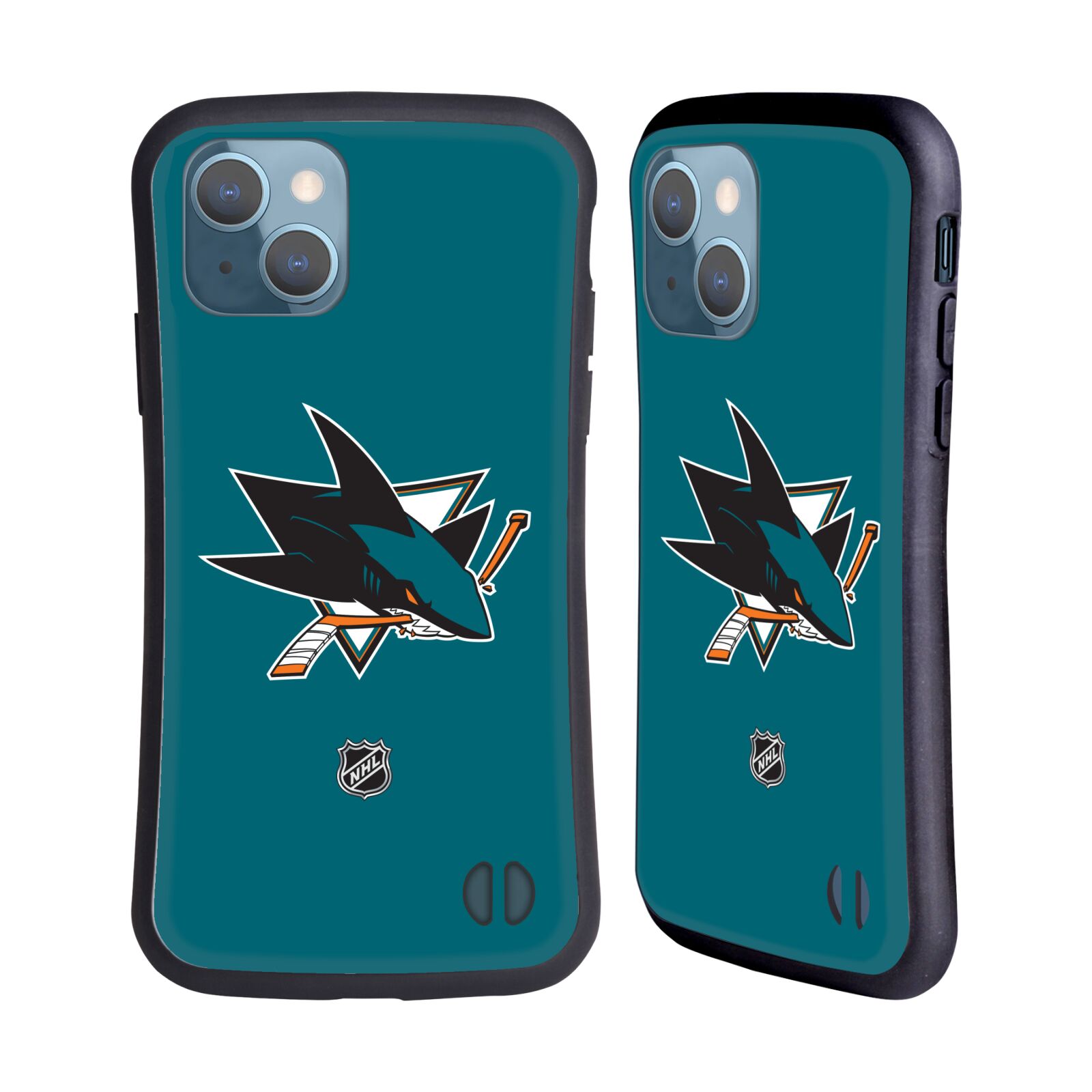 Obal na mobil Apple iPhone 13 - HEAD CASE - NHL - Malé logo San Jose Sharks