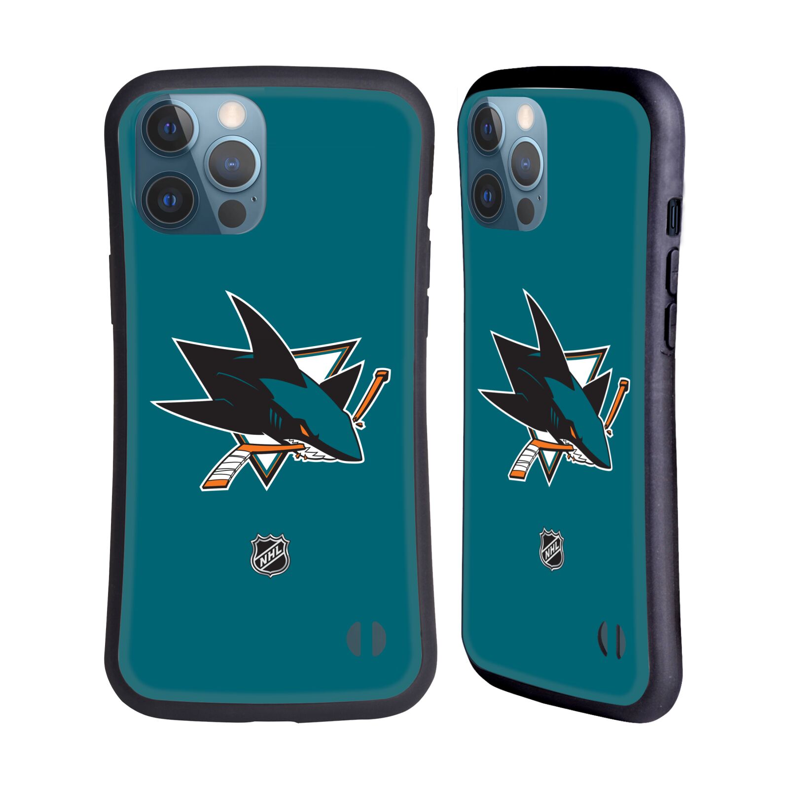 Obal na mobil Apple iPhone 13 PRO MAX - HEAD CASE - NHL - Malé logo San Jose Sharks