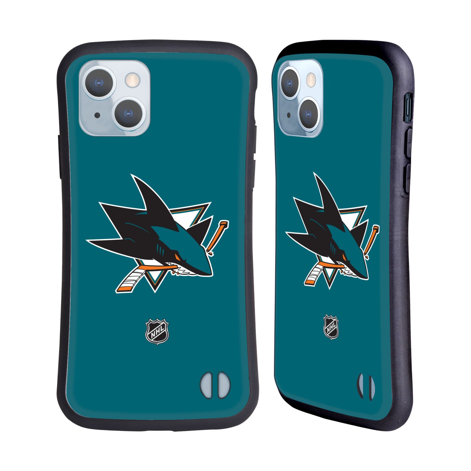 Obal na mobil Apple iPhone 14 - HEAD CASE - NHL - Malé logo San Jose Sharks