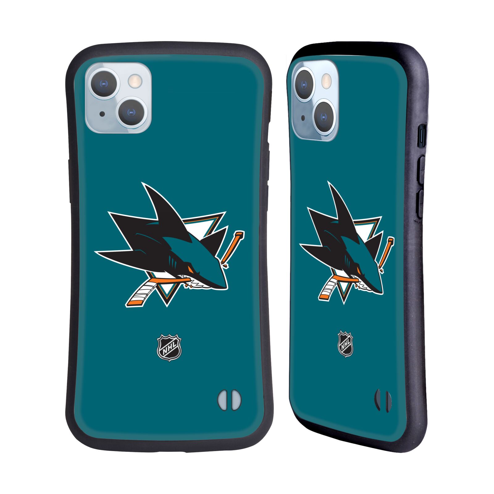 Obal na mobil Apple iPhone 14 PLUS - HEAD CASE - NHL - Malé logo San Jose Sharks