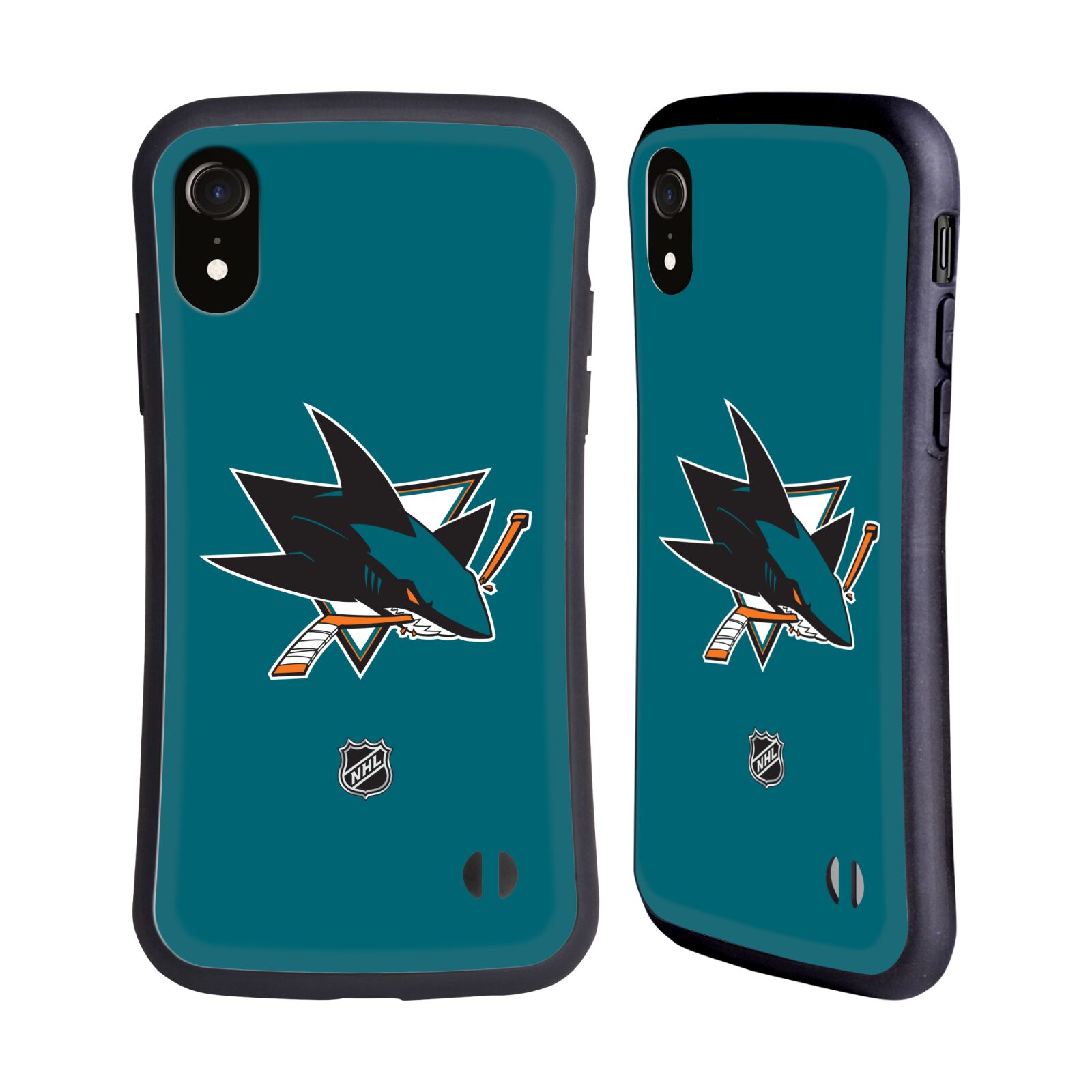 Obal na mobil Apple iPhone XR - HEAD CASE - NHL - Malé logo San Jose Sharks