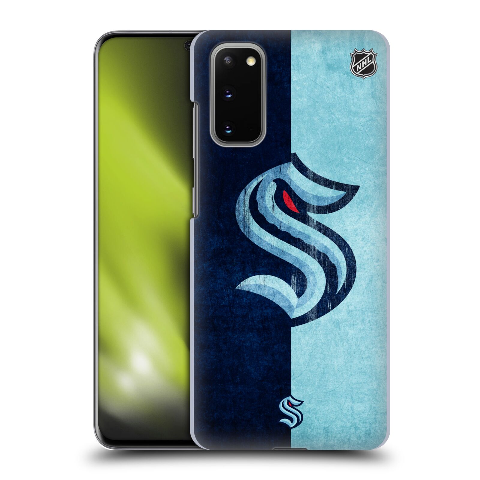 Pouzdro na mobil Samsung Galaxy S20 - HEAD CASE - Hokej NHL - Seattle Kraken - Velký znak