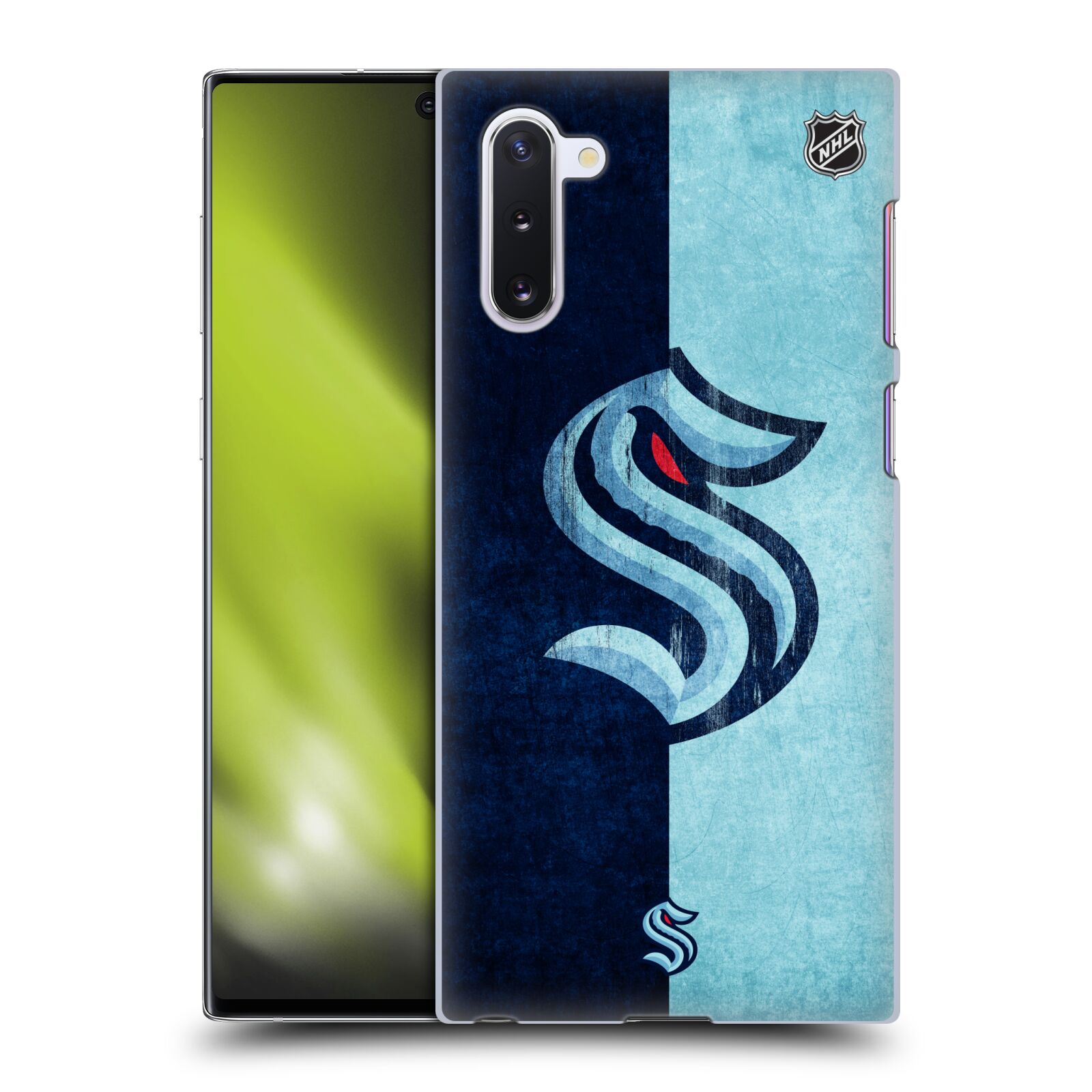 Pouzdro na mobil Samsung Galaxy Note 10 - HEAD CASE - Hokej NHL - Seattle Kraken - Velký znak