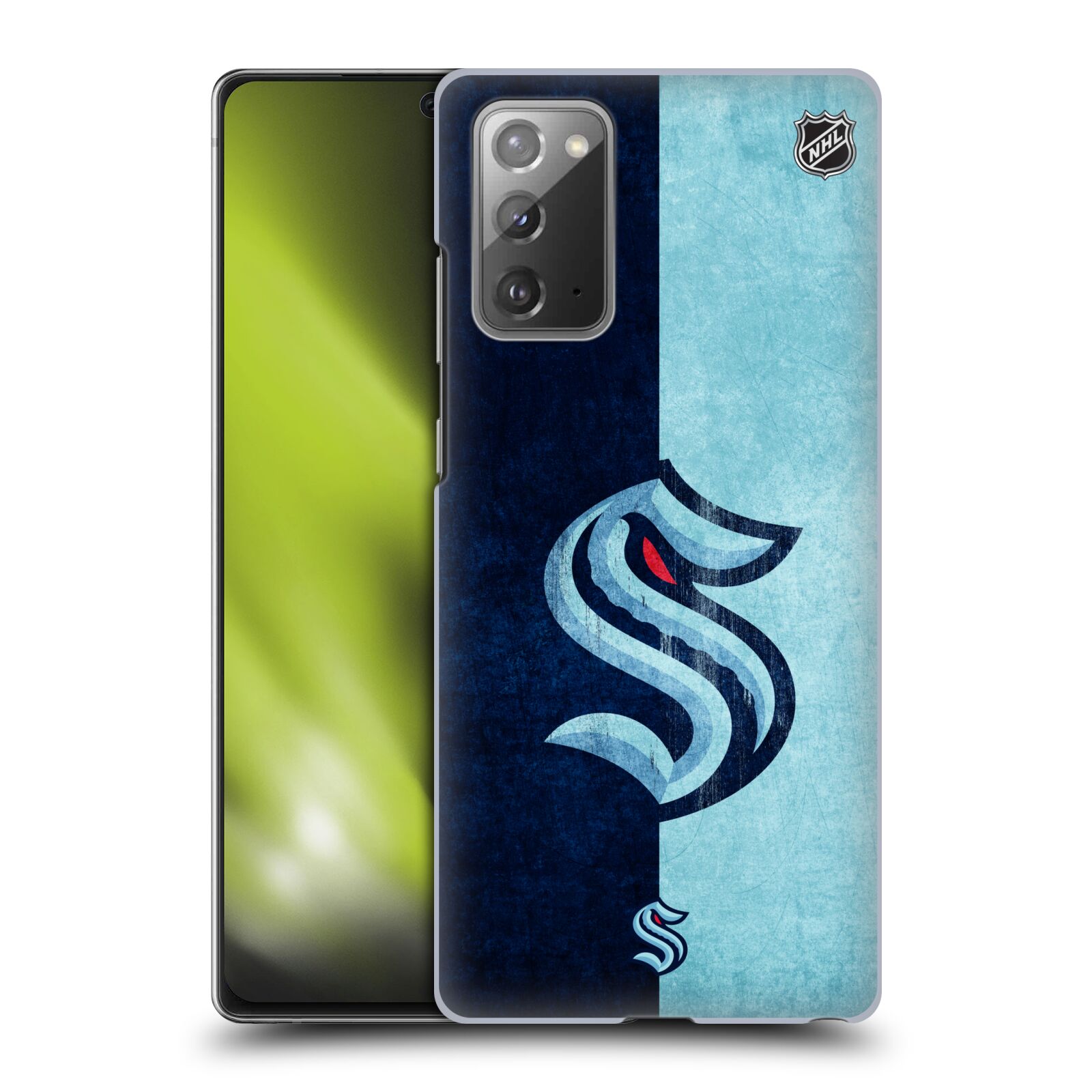 Pouzdro na mobil Samsung Galaxy Note 20 - HEAD CASE - Hokej NHL - Seattle Kraken - Velký znak
