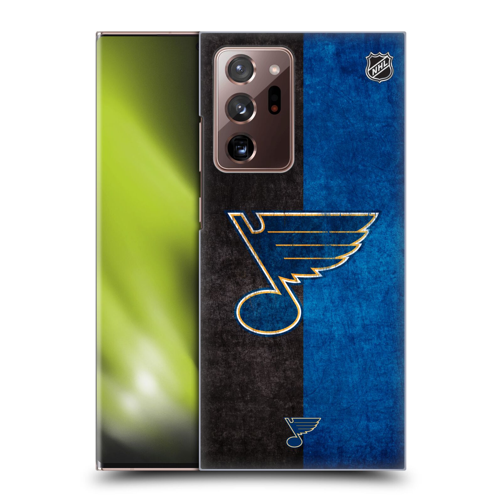 Pouzdro na mobil Samsung Galaxy Note 20 ULTRA - HEAD CASE - Hokej NHL - St. Louis Blues - Znak dva pruhy