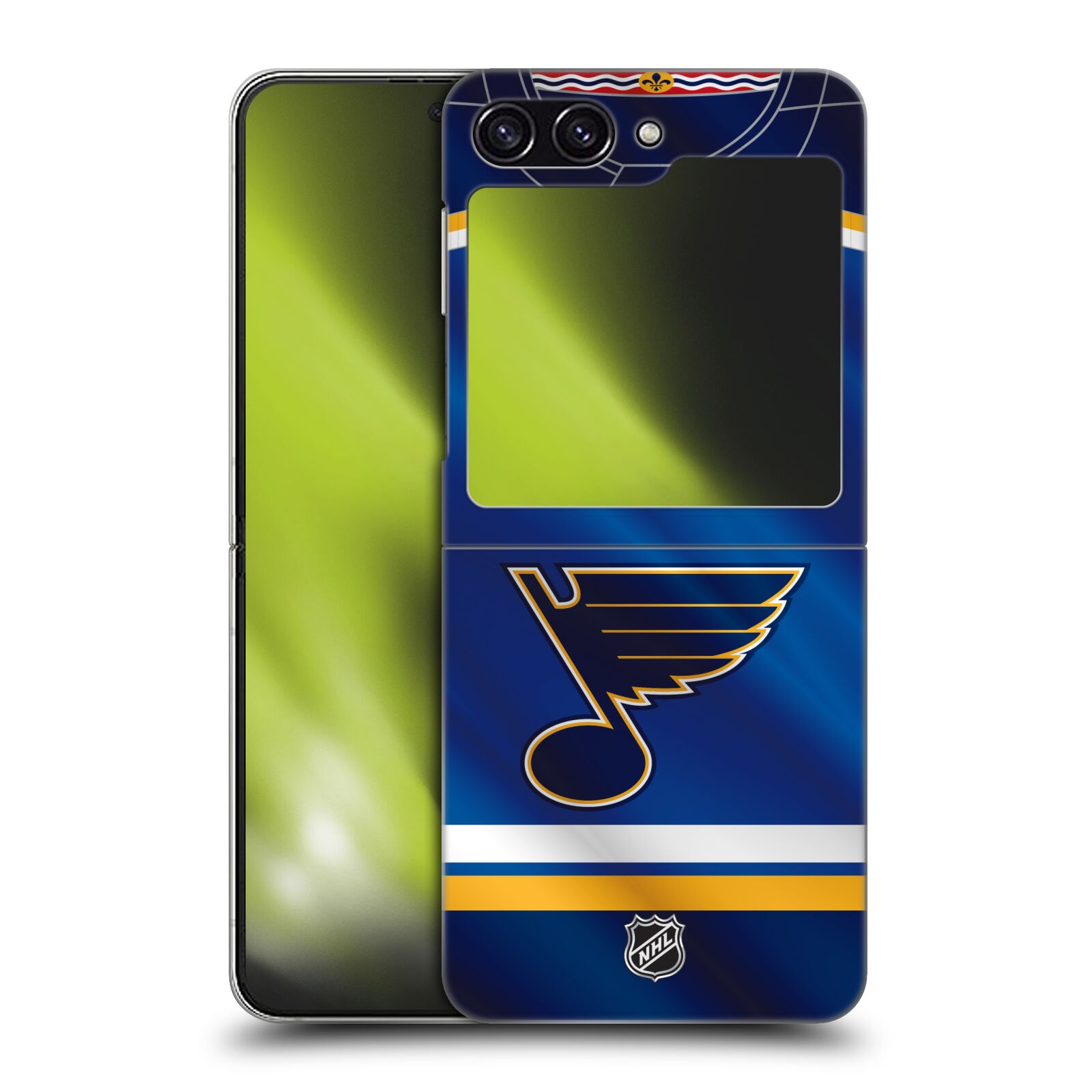 Plastový obal HEAD CASE na mobil Samsung Galaxy Z Flip 5  Hokej NHL - St. Louis Blues - Znak na dresu