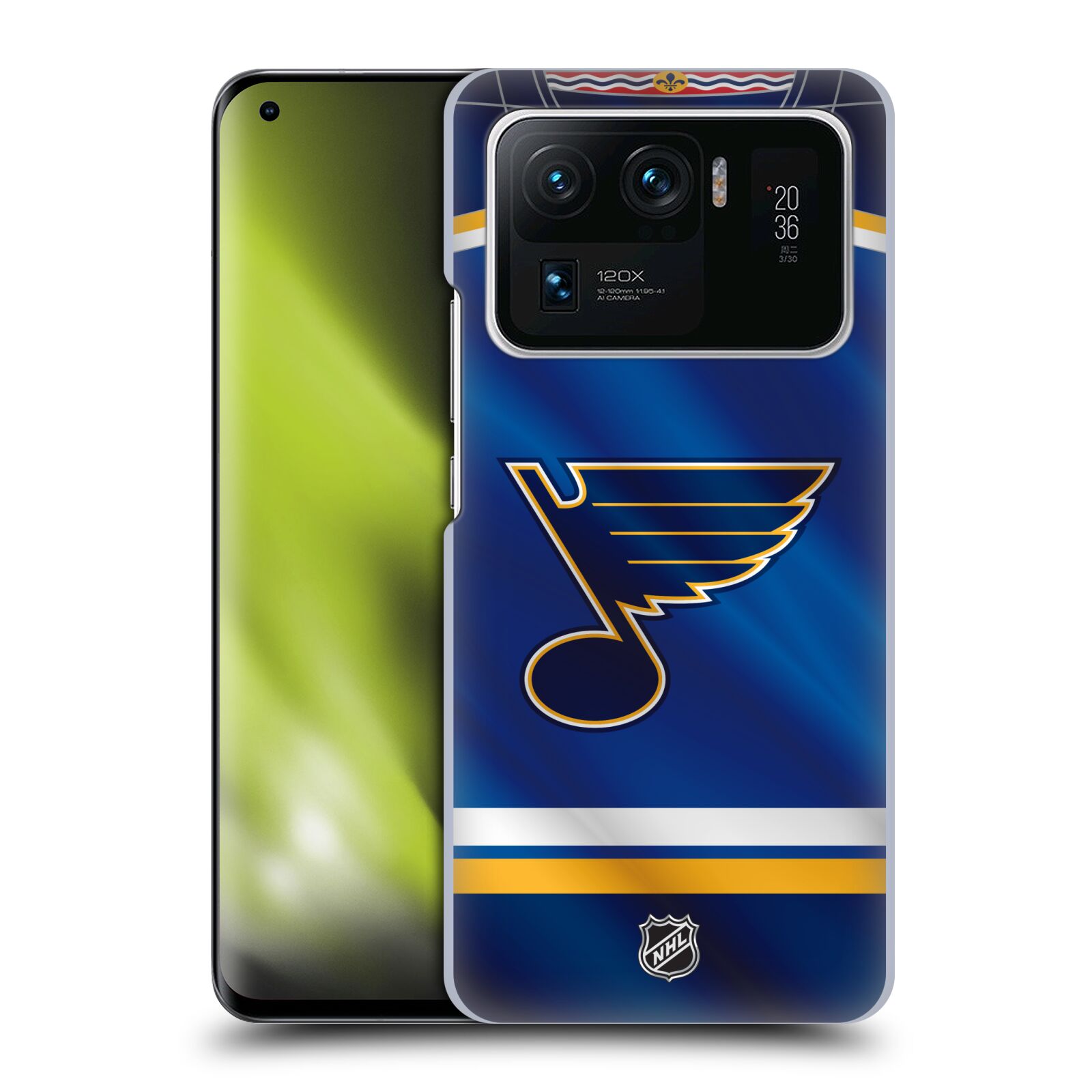 Pouzdro na mobil Xiaomi  Mi 11 ULTRA - HEAD CASE - Hokej NHL - St. Louis Blues - Znak na dresu