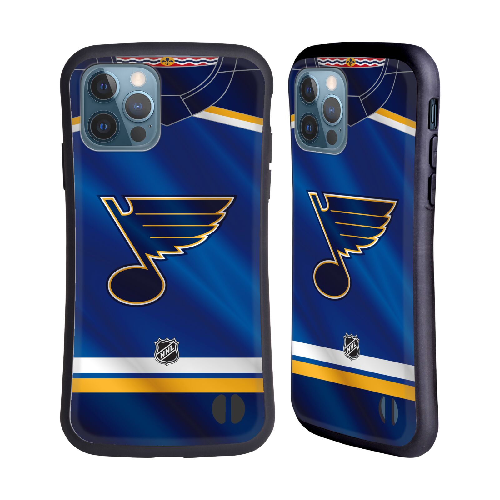 Obal na mobil Apple iPhone 12 / 12 PRO - HEAD CASE - NHL - Dres St Louis Blues