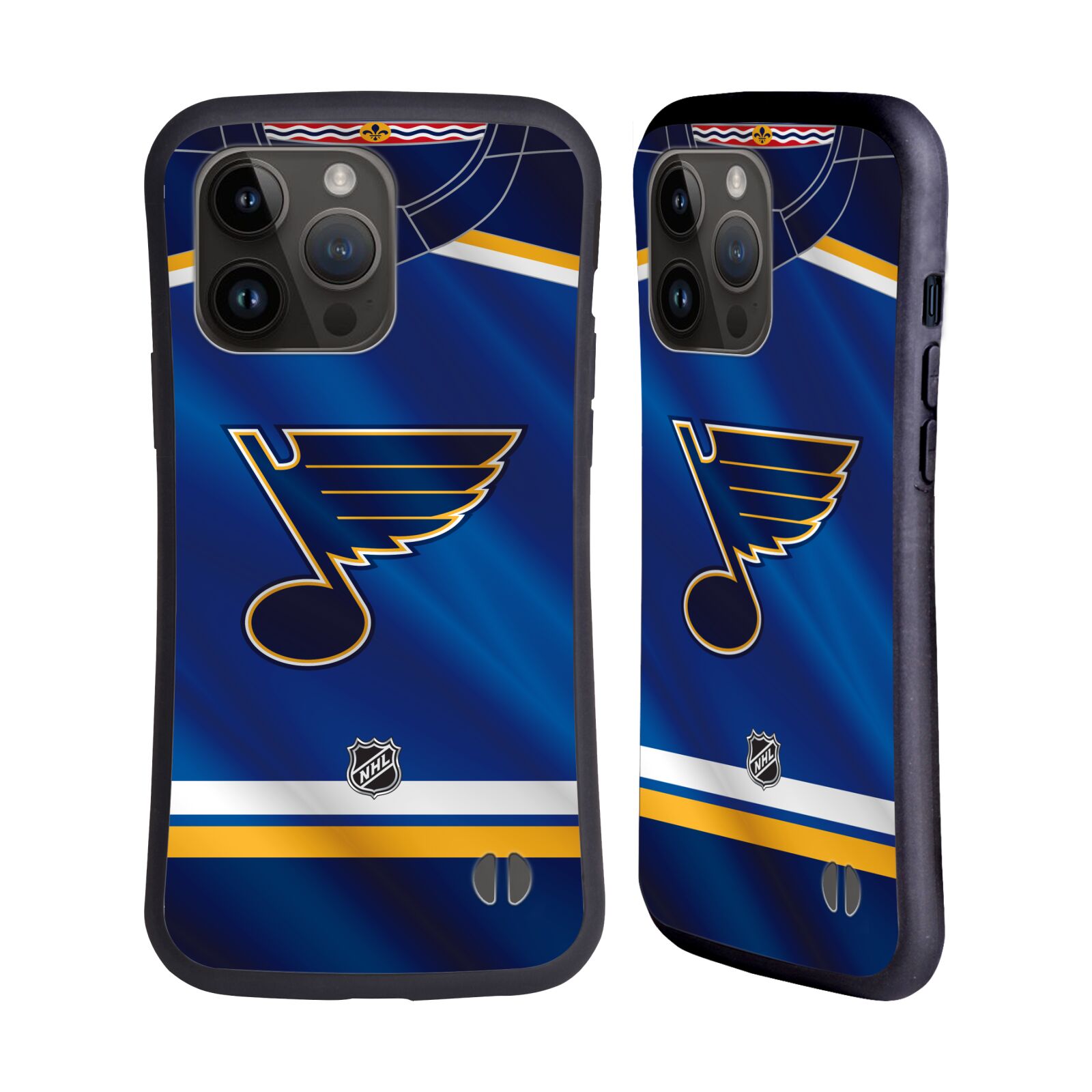 Obal na mobil Apple iPhone 15 PRO MAX - HEAD CASE - NHL - Dres St Louis Blues