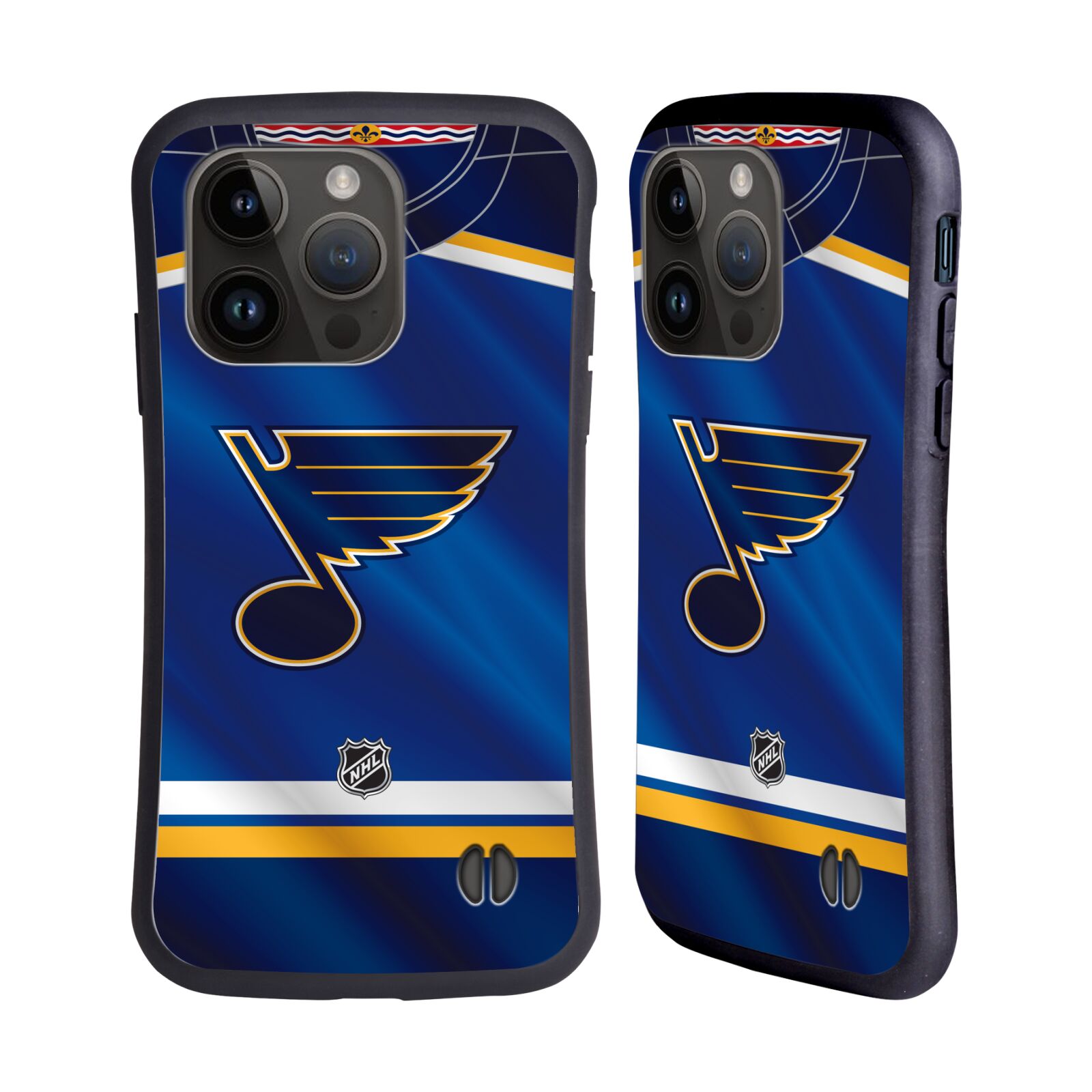 Obal na mobil Apple iPhone 15 PRO - HEAD CASE - NHL - Dres St Louis Blues