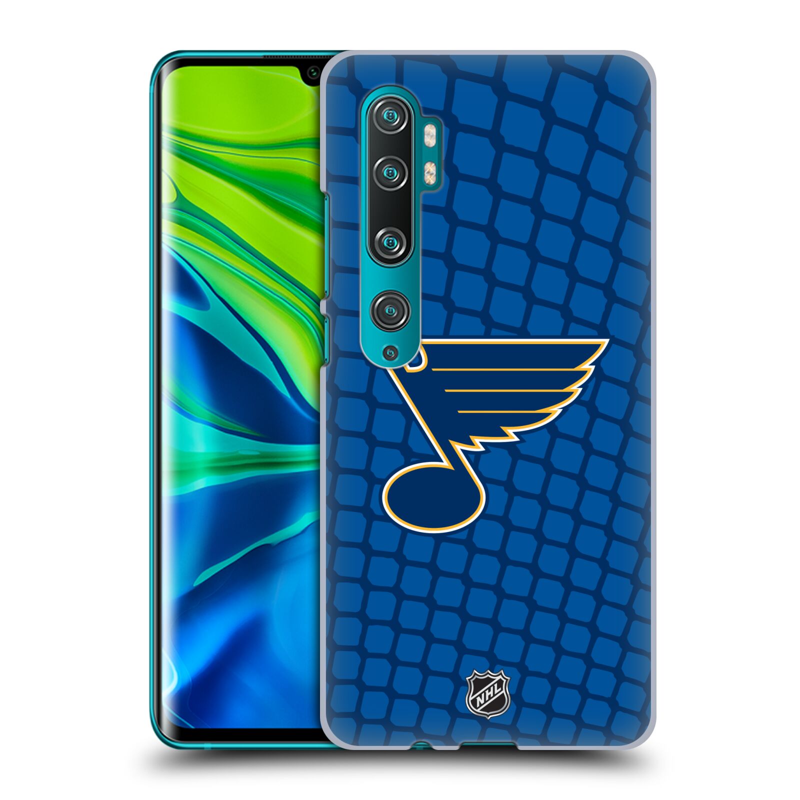 Pouzdro na mobil Xiaomi Mi Note 10 / Mi Note 10 Pro - HEAD CASE - Hokej NHL - St. Louis Blues - Znak v brance