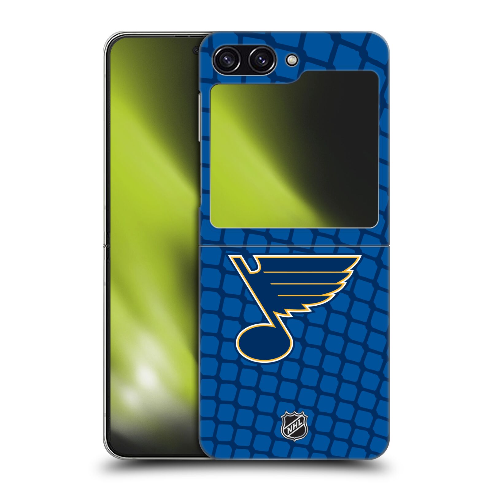Plastový obal HEAD CASE na mobil Samsung Galaxy Z Flip 5  Hokej NHL - St. Louis Blues - Znak v brance