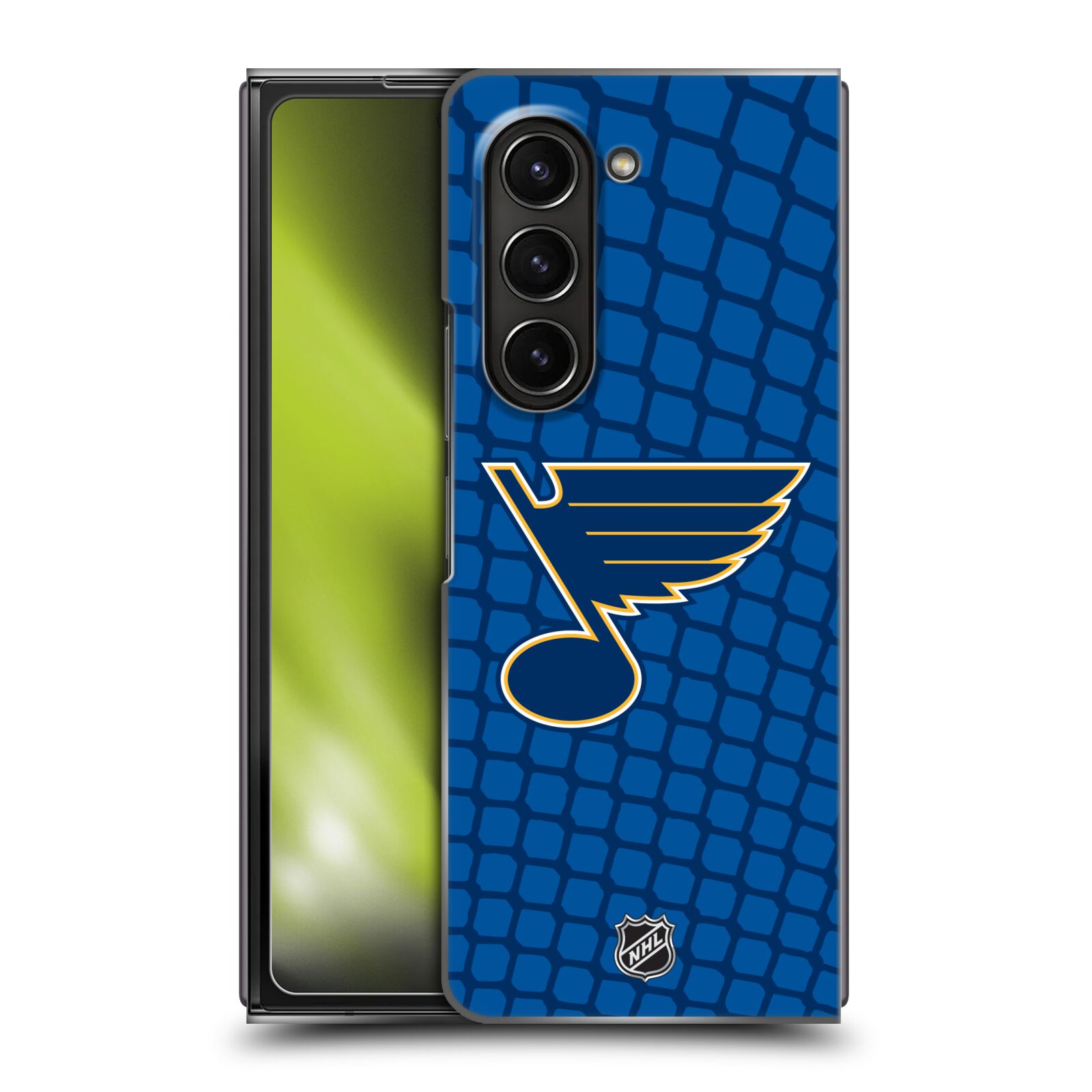 Plastový obal HEAD CASE na mobil Samsung Galaxy Z Fold 5  Hokej NHL - St. Louis Blues - Znak v brance