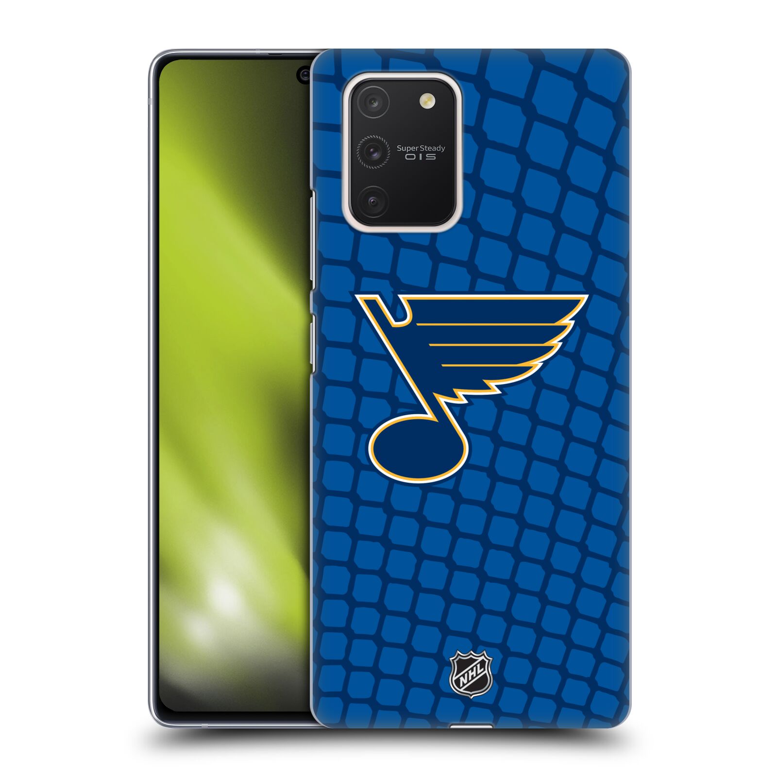 Pouzdro na mobil Samsung Galaxy S10 LITE - HEAD CASE - Hokej NHL - St. Louis Blues - Znak v brance