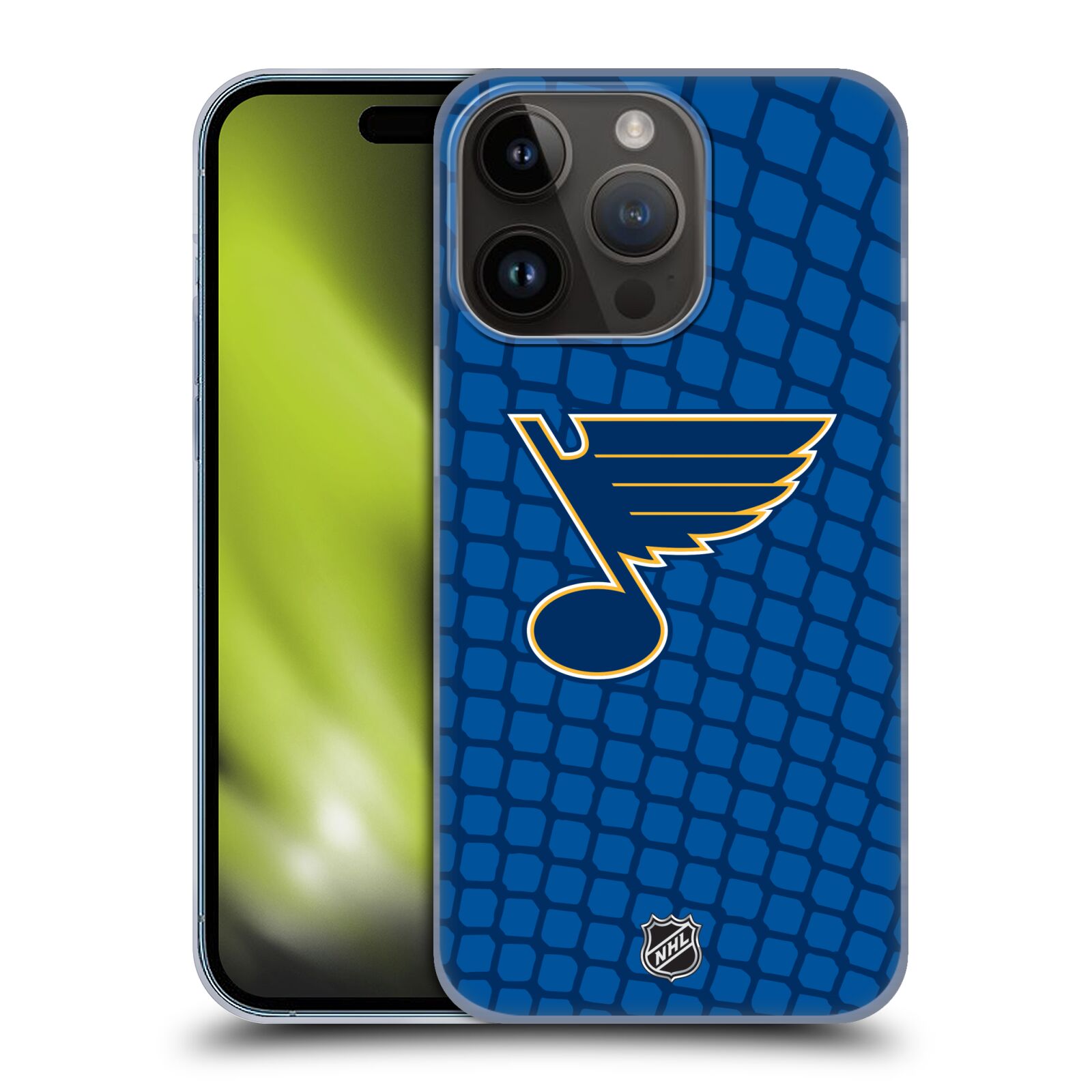 Plastový obal HEAD CASE na mobil Apple Iphone 15 Pro  Hokej NHL - St. Louis Blues - Znak v brance