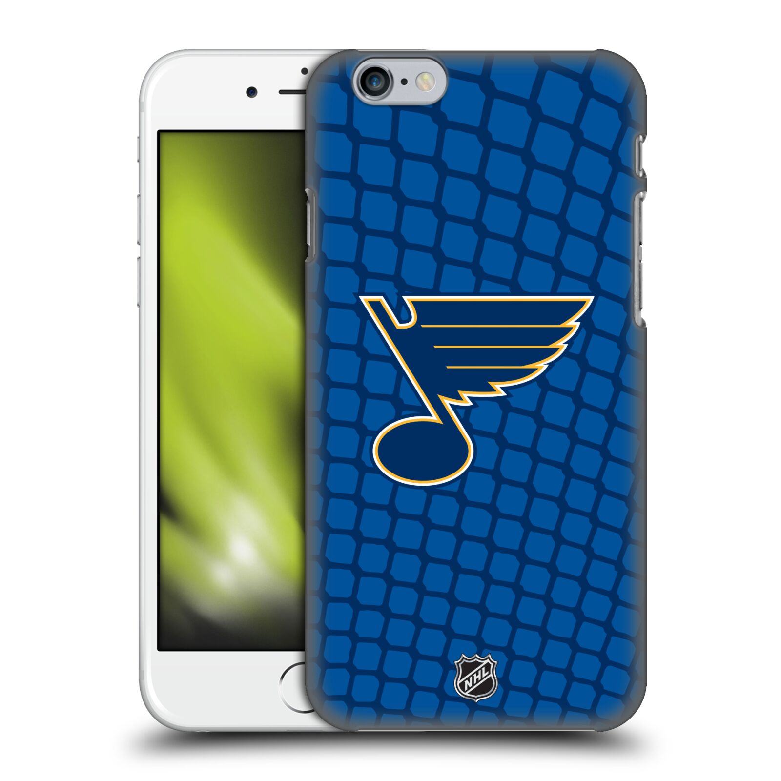 Pouzdro na mobil Apple Iphone 6/6S - HEAD CASE - Hokej NHL - St. Louis Blues - Znak v brance