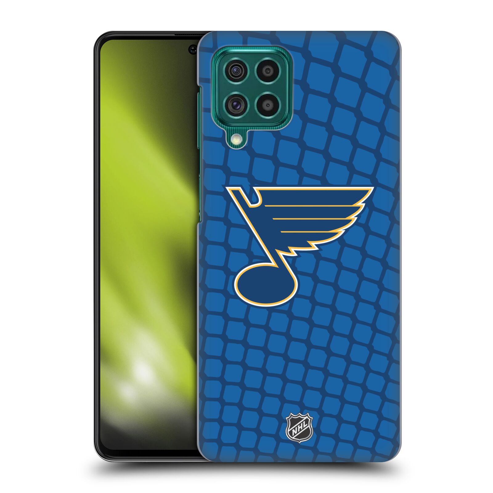 Pouzdro na mobil Samsung Galaxy M62 - HEAD CASE - Hokej NHL - St. Louis Blues - Znak v brance