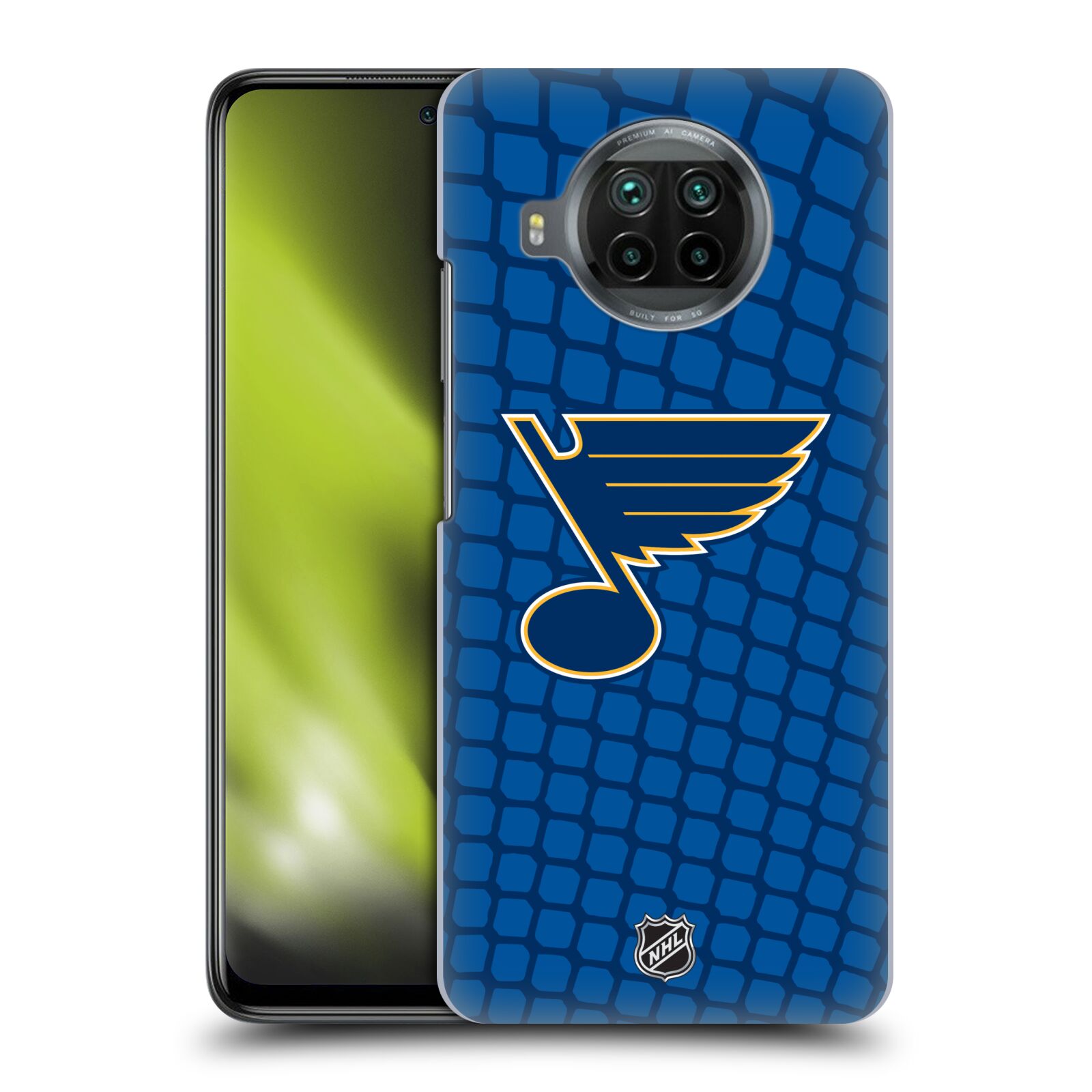 Pouzdro na mobil Xiaomi  Mi 10T LITE 5G - HEAD CASE - Hokej NHL - St. Louis Blues - Znak v brance