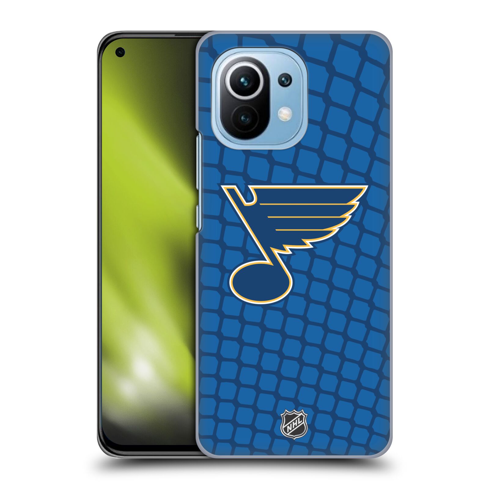 Pouzdro na mobil Xiaomi  Mi 11 - HEAD CASE - Hokej NHL - St. Louis Blues - Znak v brance