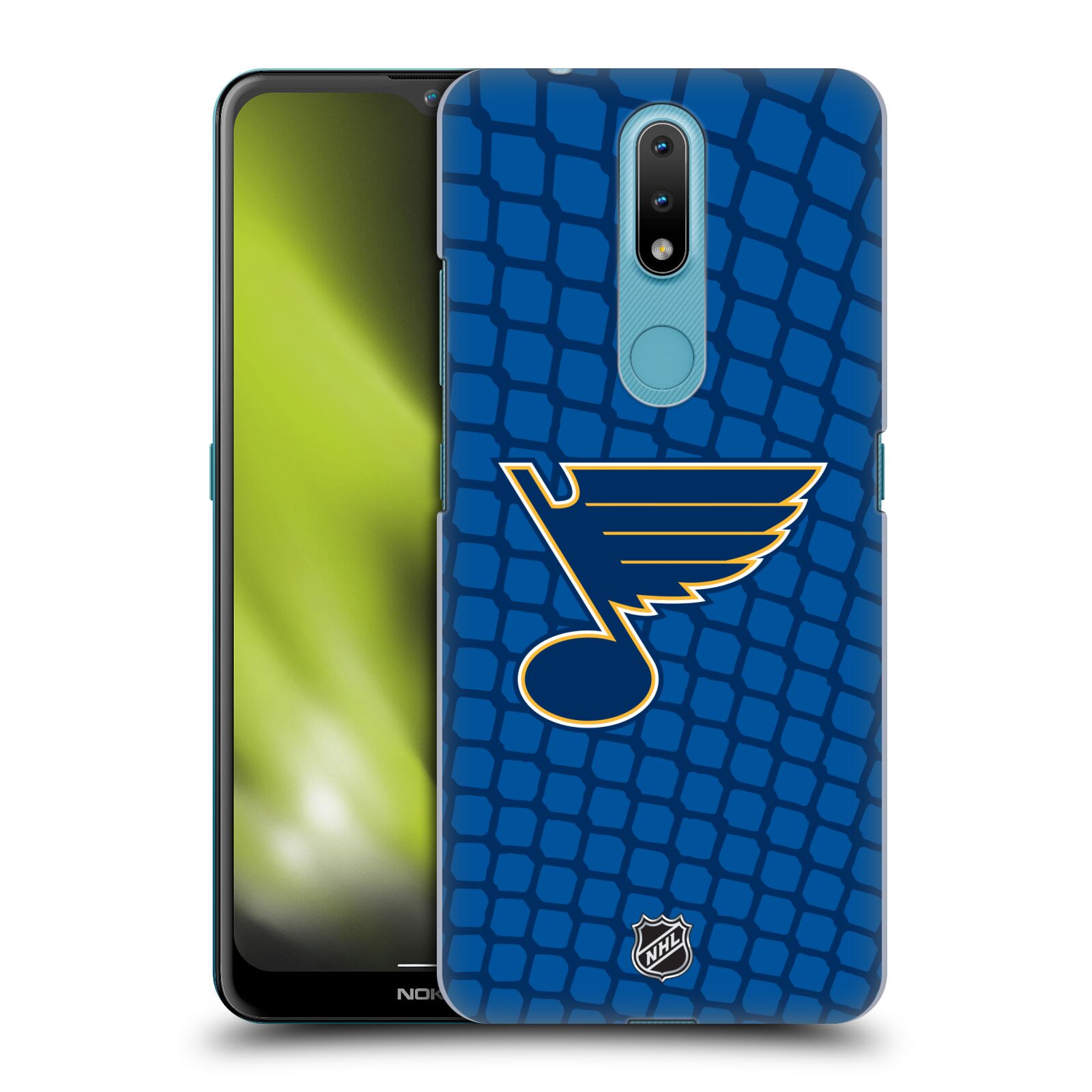 Pouzdro na mobil Nokia 2.4 - HEAD CASE - Hokej NHL - St. Louis Blues - Znak v brance