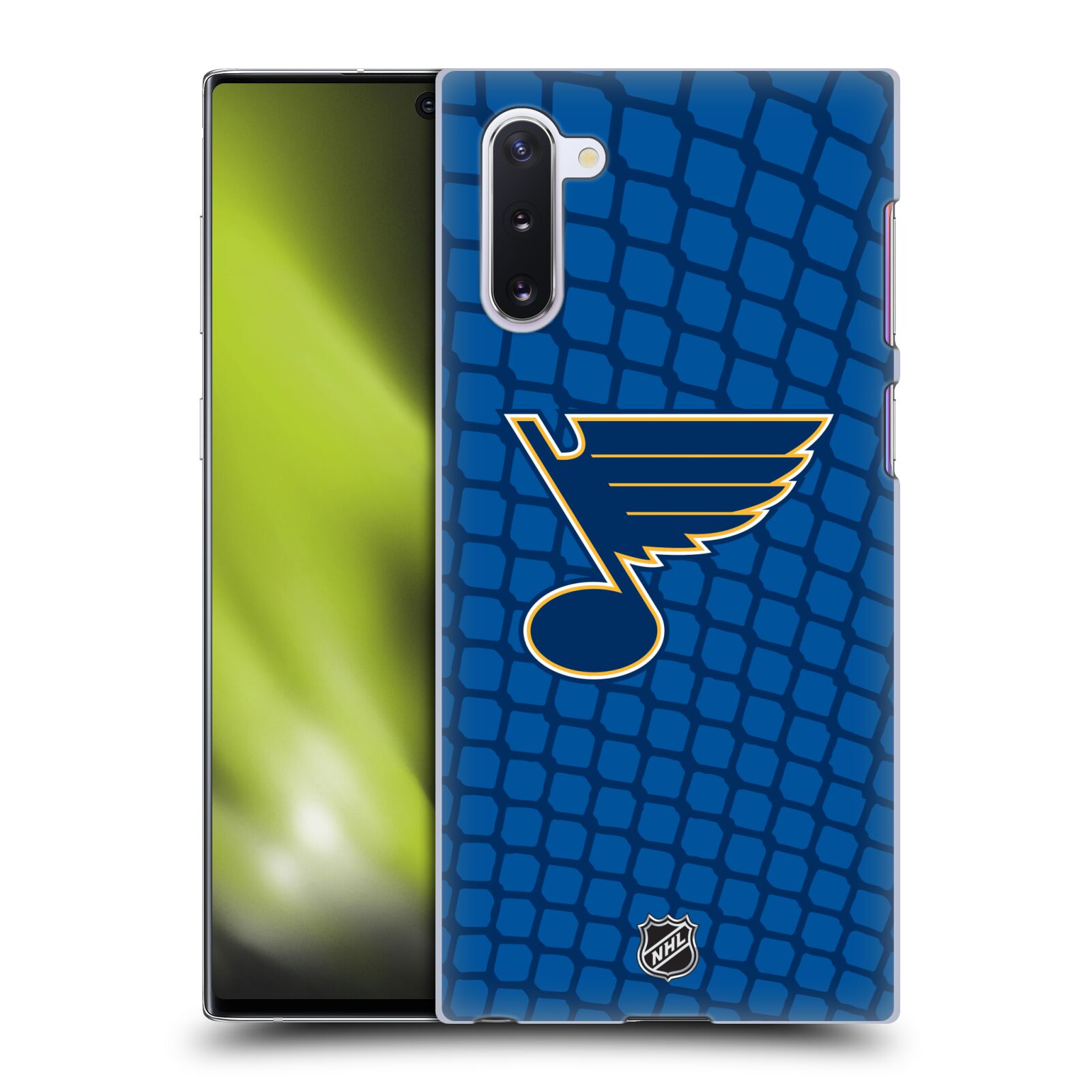 Pouzdro na mobil Samsung Galaxy Note 10 - HEAD CASE - Hokej NHL - St. Louis Blues - Znak v brance