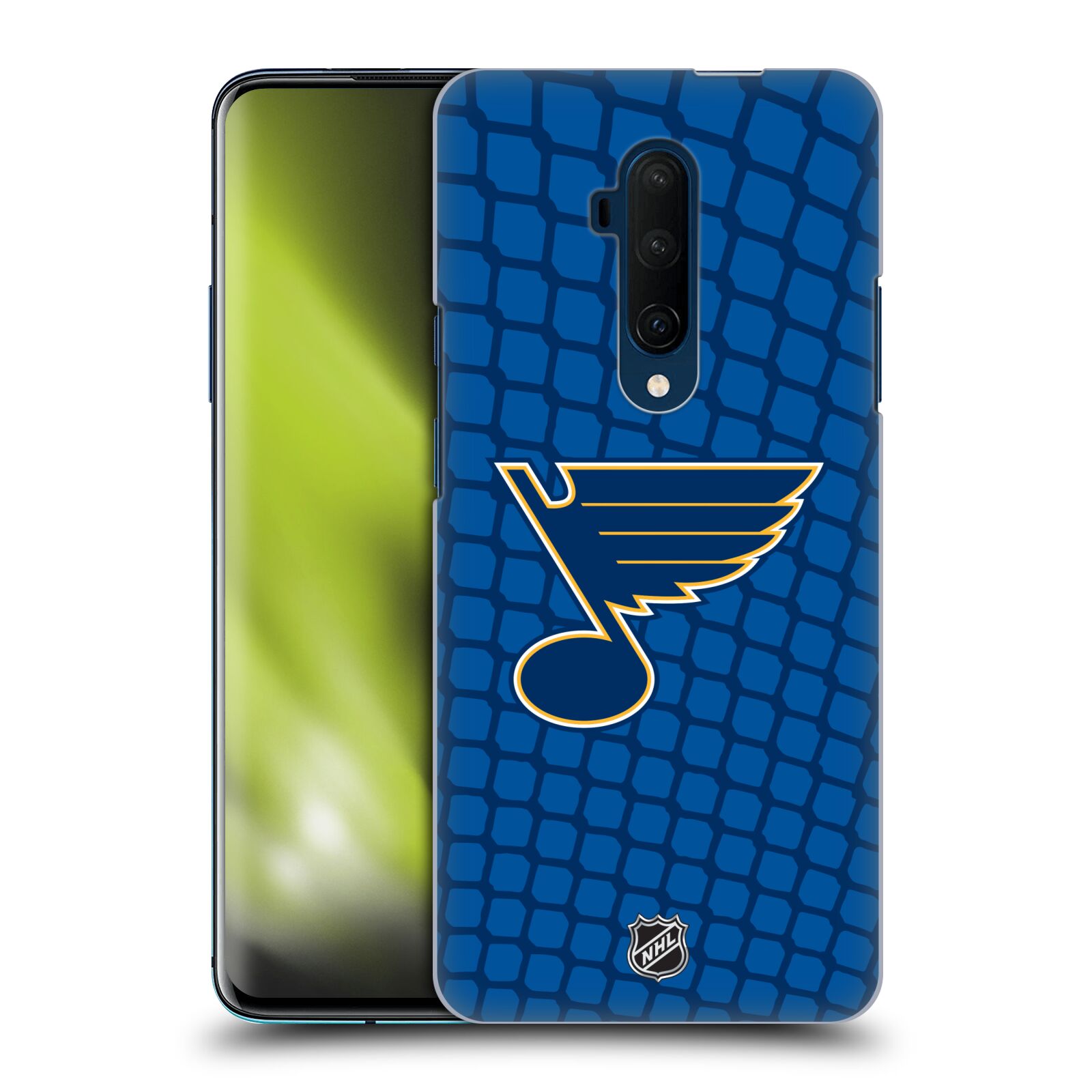 Pouzdro na mobil OnePlus 7T Pro - HEAD CASE - Hokej NHL - St. Louis Blues - Znak v brance