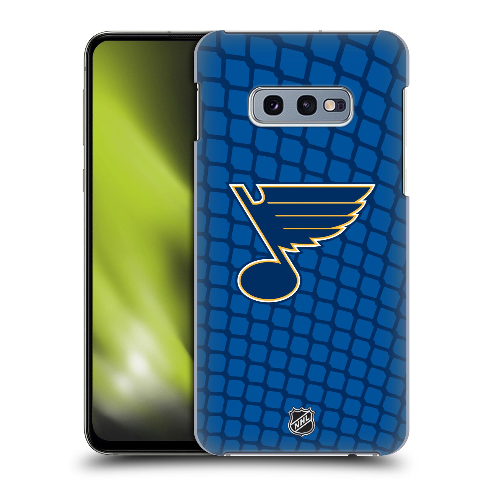 Pouzdro na mobil Samsung Galaxy S10e - HEAD CASE - Hokej NHL - St. Louis Blues - Znak v brance