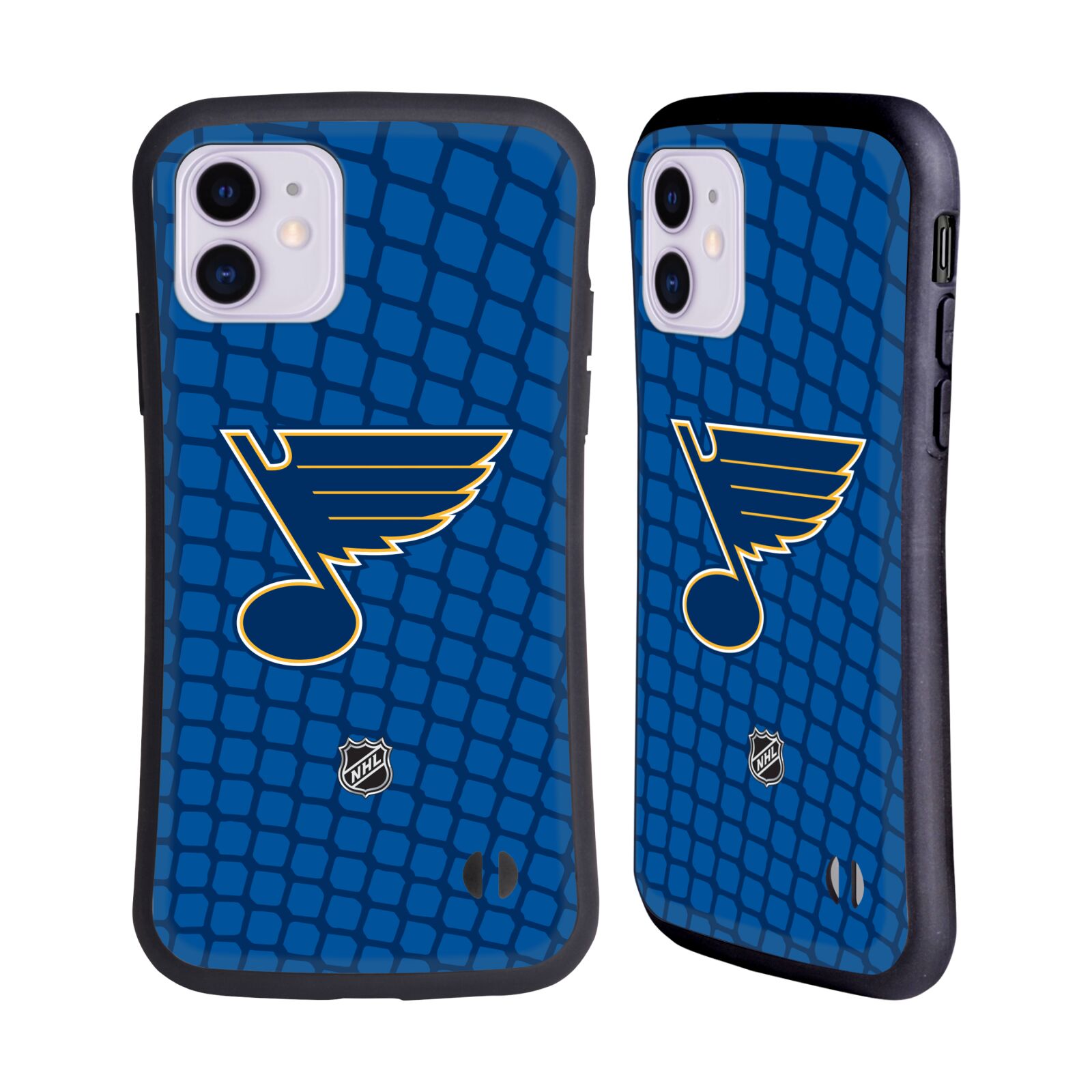 Obal na mobil Apple iPhone 11 - HEAD CASE - NHL - Síť branka St Louis Blues