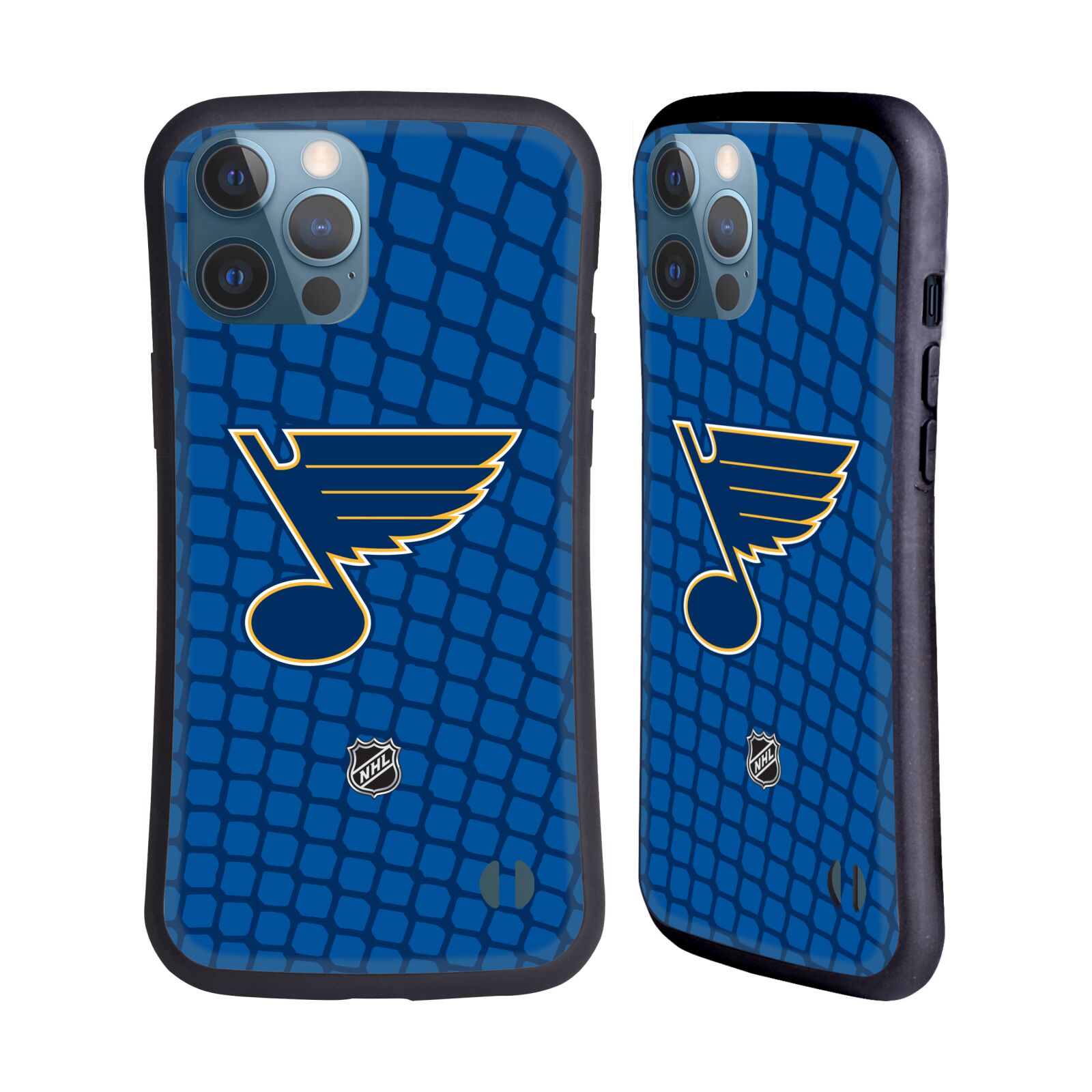 Obal na mobil Apple iPhone 13 PRO MAX - HEAD CASE - NHL - Síť branka St Louis Blues