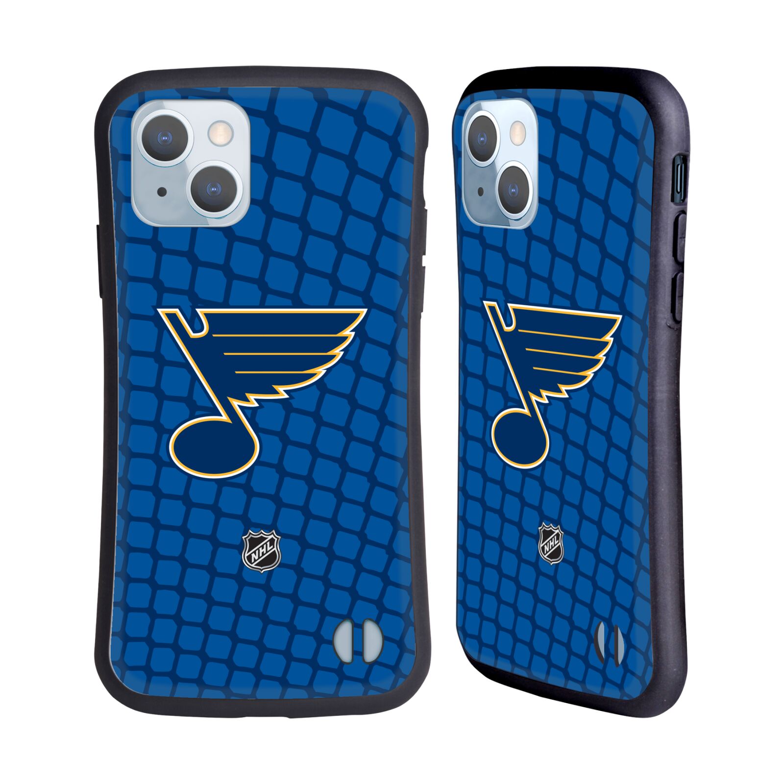 Obal na mobil Apple iPhone 14 - HEAD CASE - NHL - Síť branka St Louis Blues