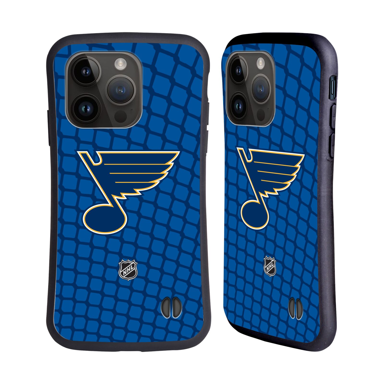 Obal na mobil Apple iPhone 15 PRO - HEAD CASE - NHL - Síť branka St Louis Blues
