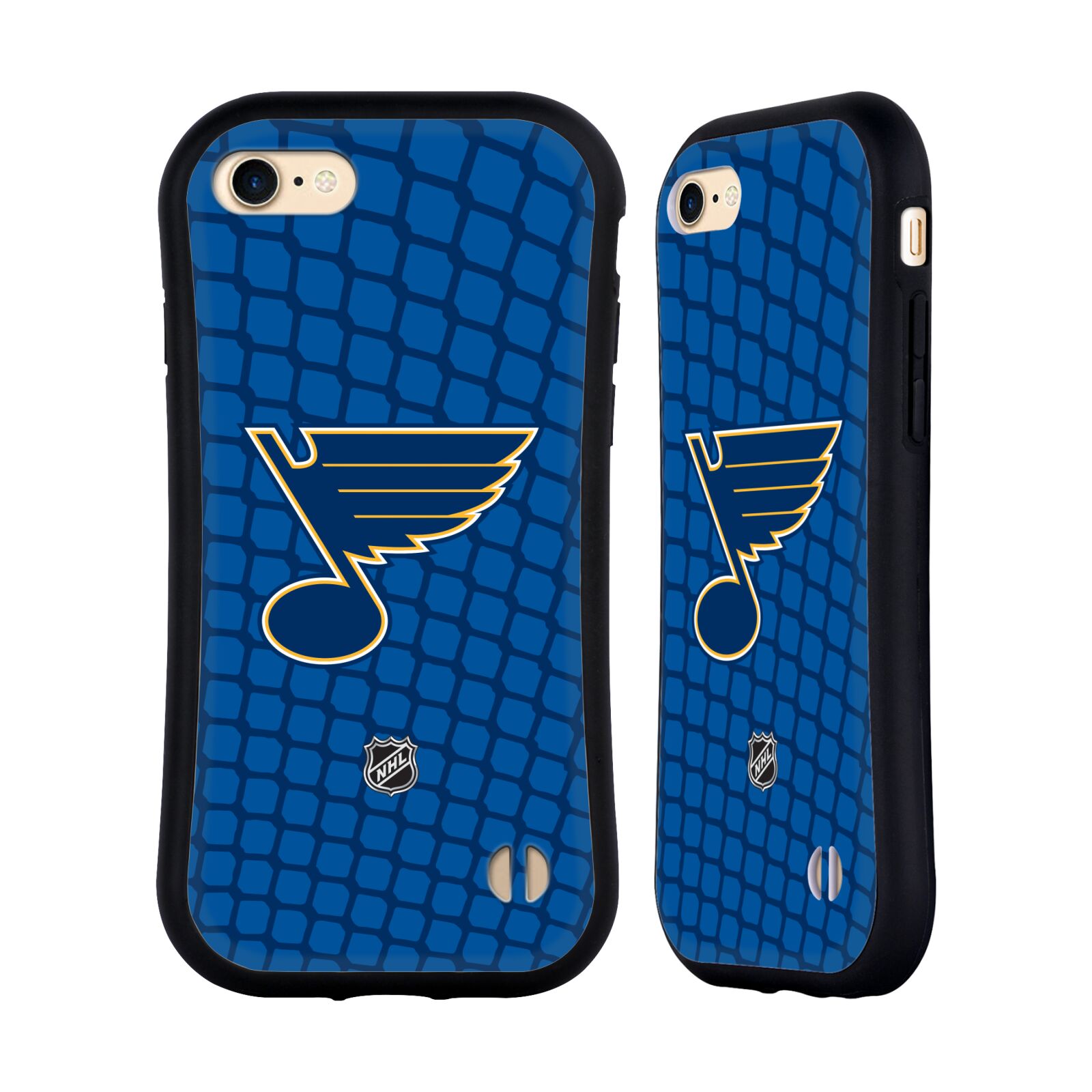 Obal na mobil Apple iPhone 7/8, SE 2020 - HEAD CASE - NHL - Síť branka St Louis Blues