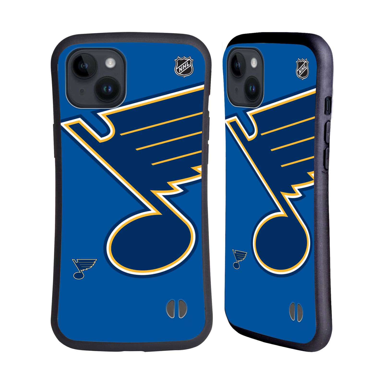 Obal na mobil Apple iPhone 15 PLUS - HEAD CASE - NHL - Velké logo St Louis Blues