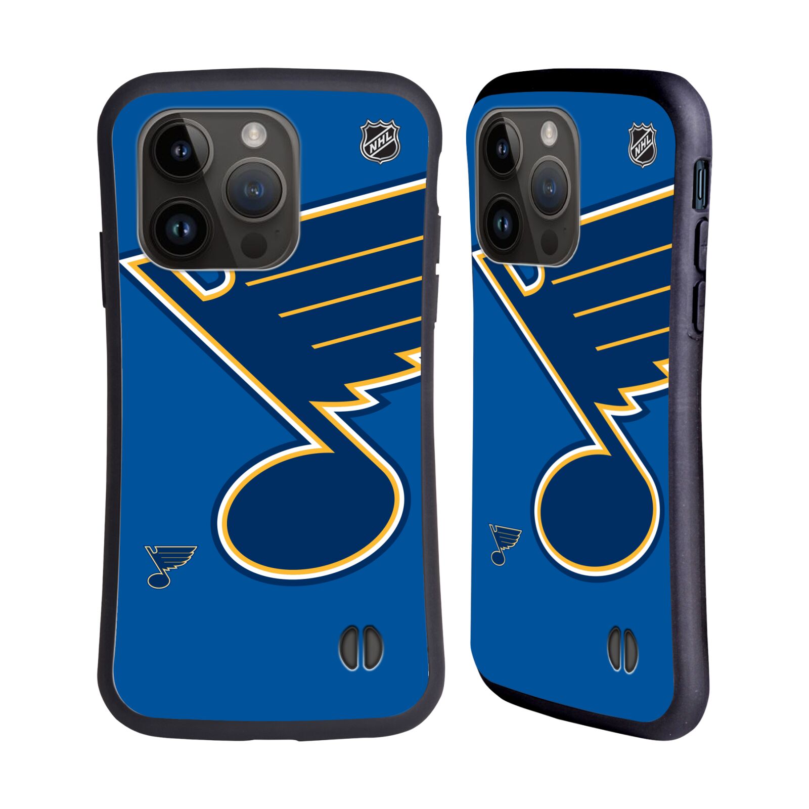 Obal na mobil Apple iPhone 15 PRO - HEAD CASE - NHL - Velké logo St Louis Blues