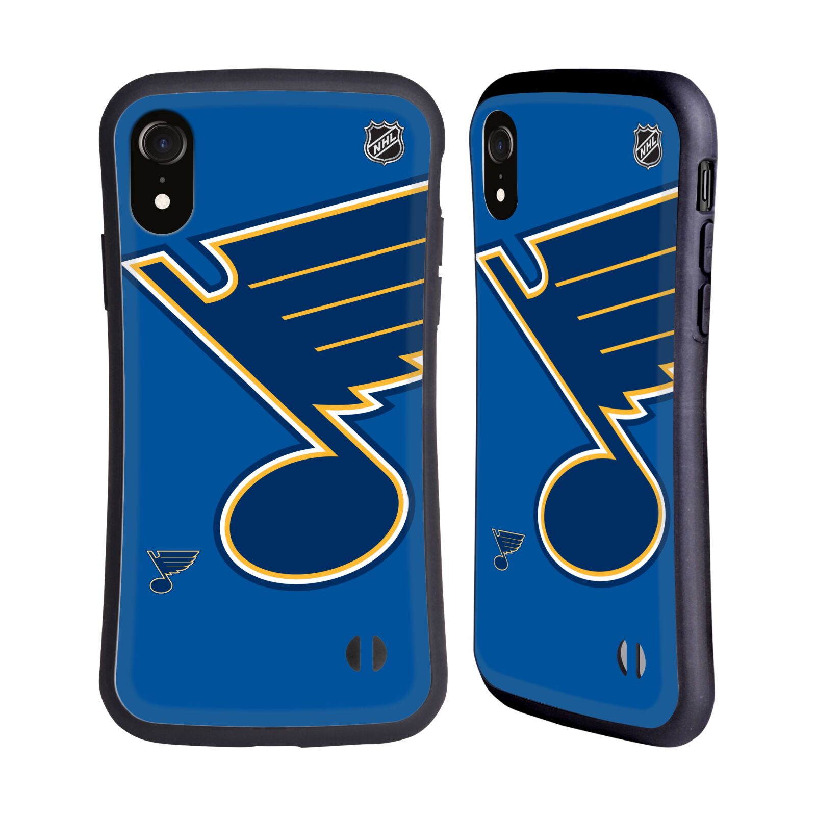 Obal na mobil Apple iPhone XR - HEAD CASE - NHL - Velké logo St Louis Blues