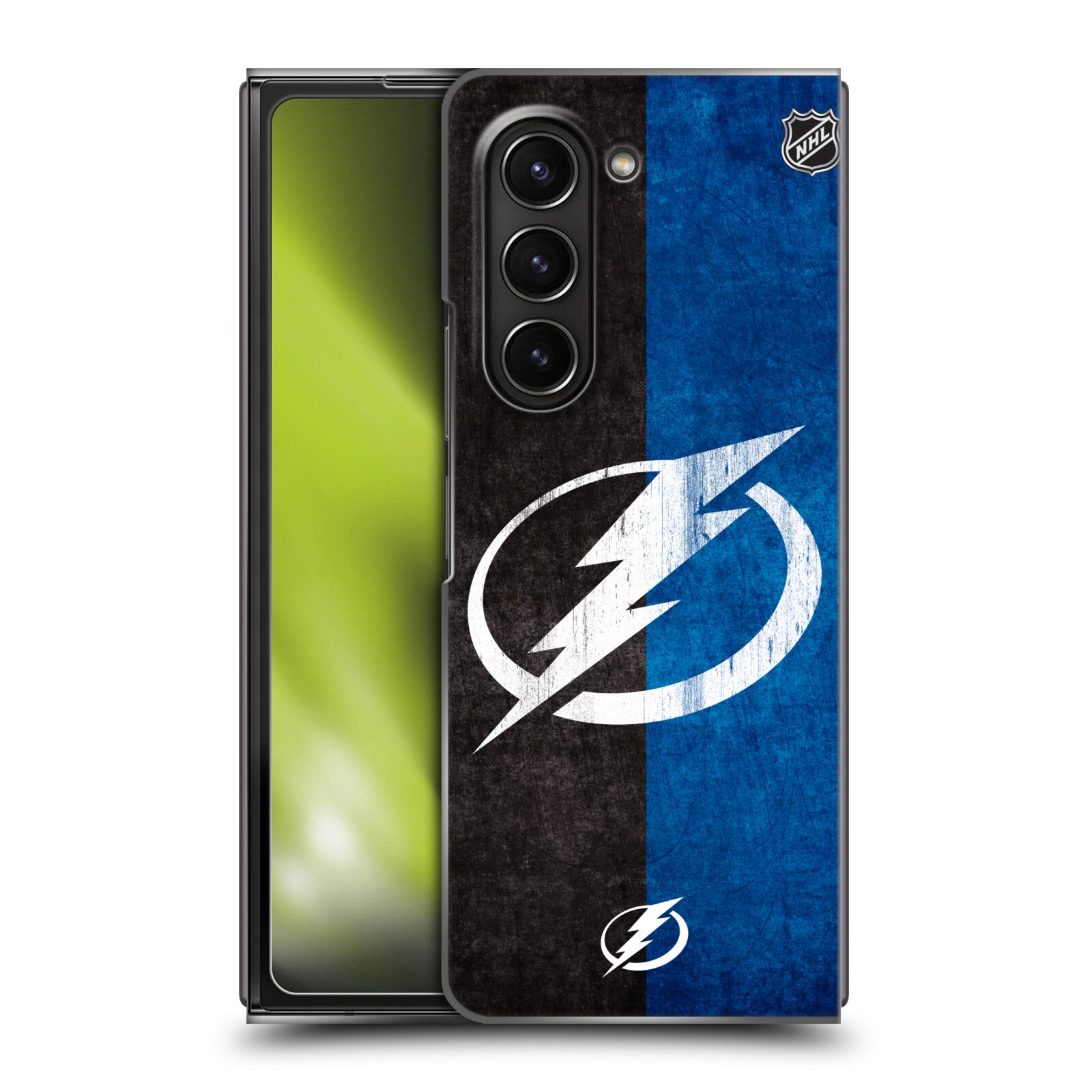 Plastový obal HEAD CASE na mobil Samsung Galaxy Z Fold 5  Hokej NHL - Tampa Bay Lightning - Znak pruhy