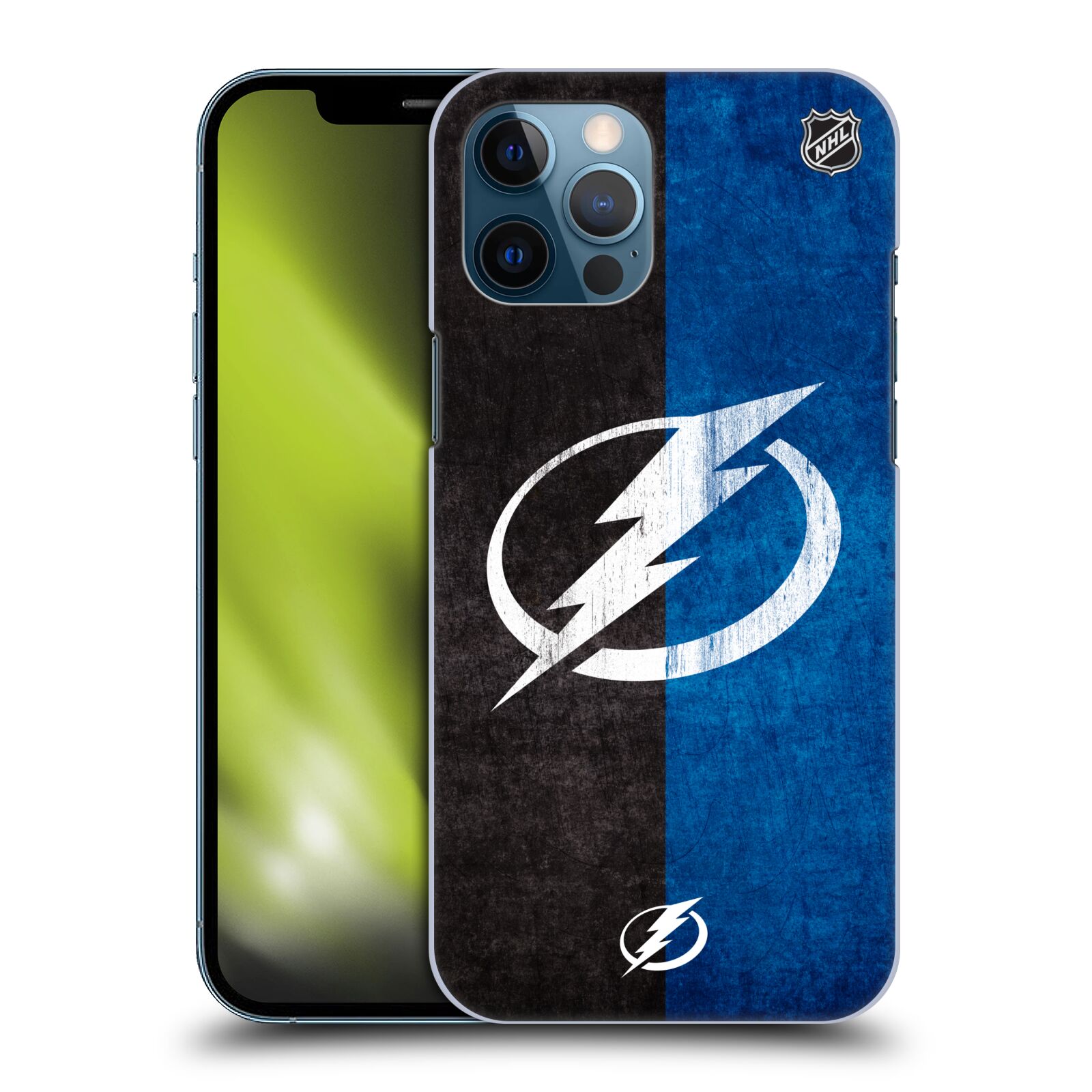Pouzdro na mobil Apple Iphone 12 PRO MAX - HEAD CASE - Hokej NHL - Tampa Bay Lightning - Znak pruhy