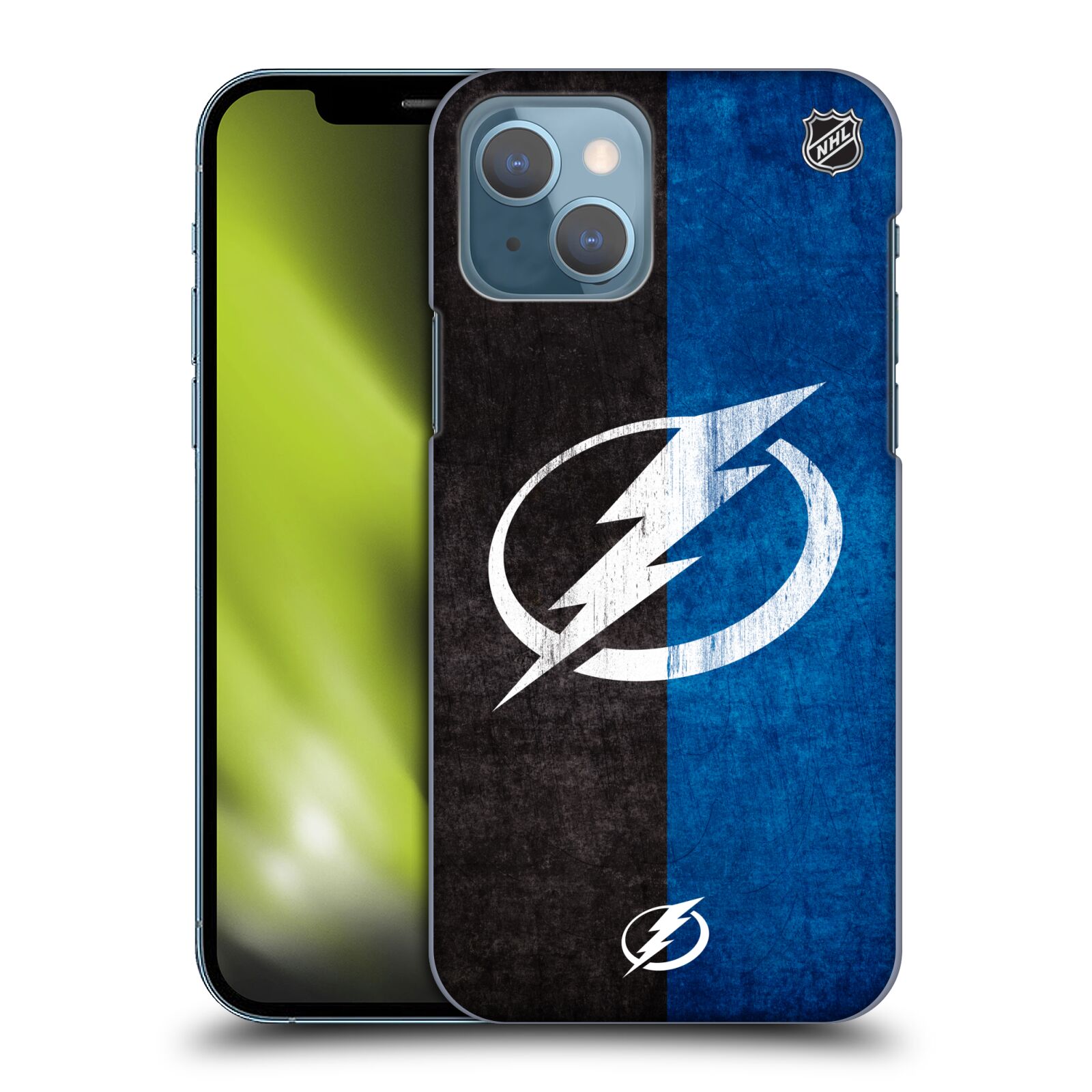 Pouzdro na mobil Apple Iphone 13 - HEAD CASE - Hokej NHL - Tampa Bay Lightning - Znak pruhy